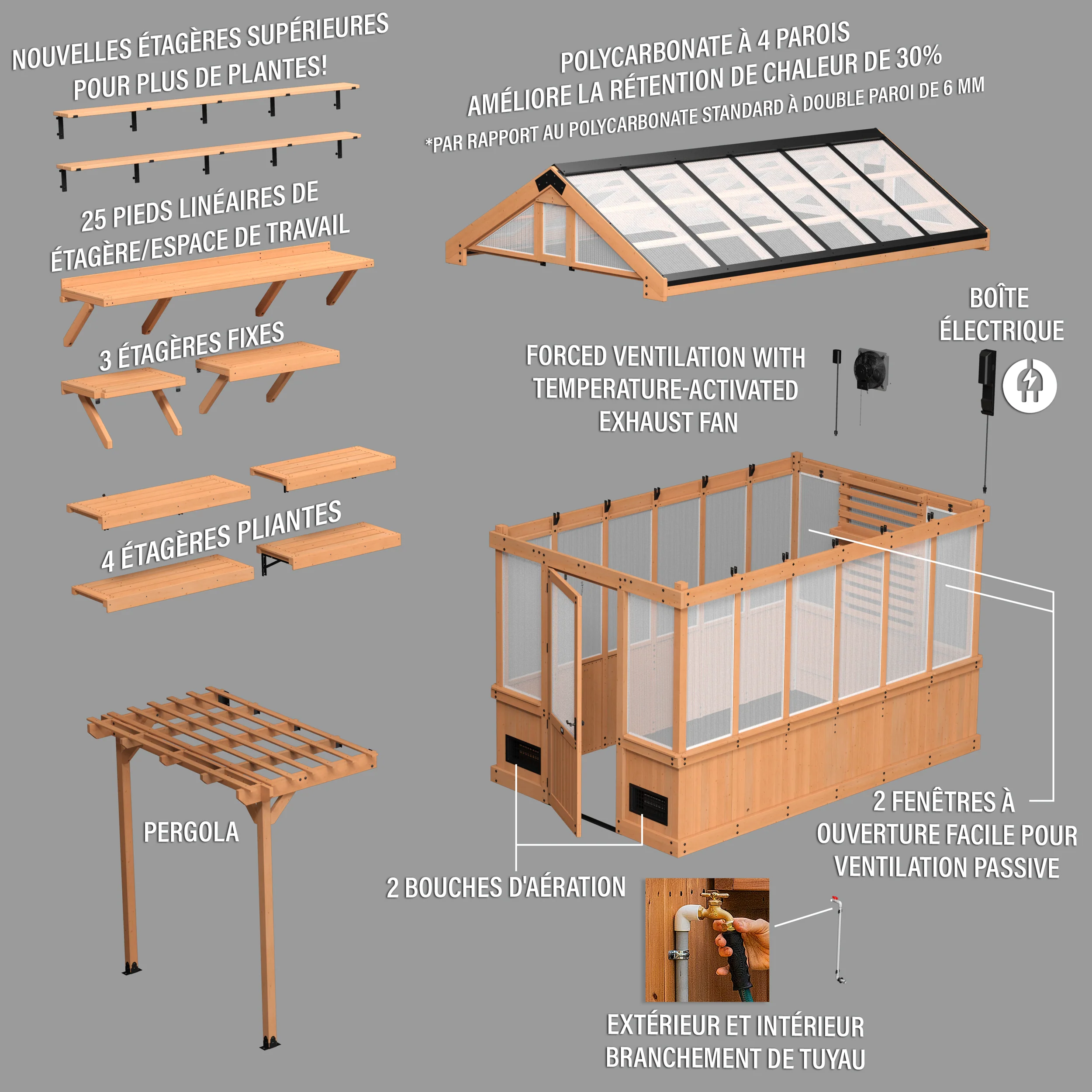 Bellerose Greenhouse (11ft x 7ft) - Image 15