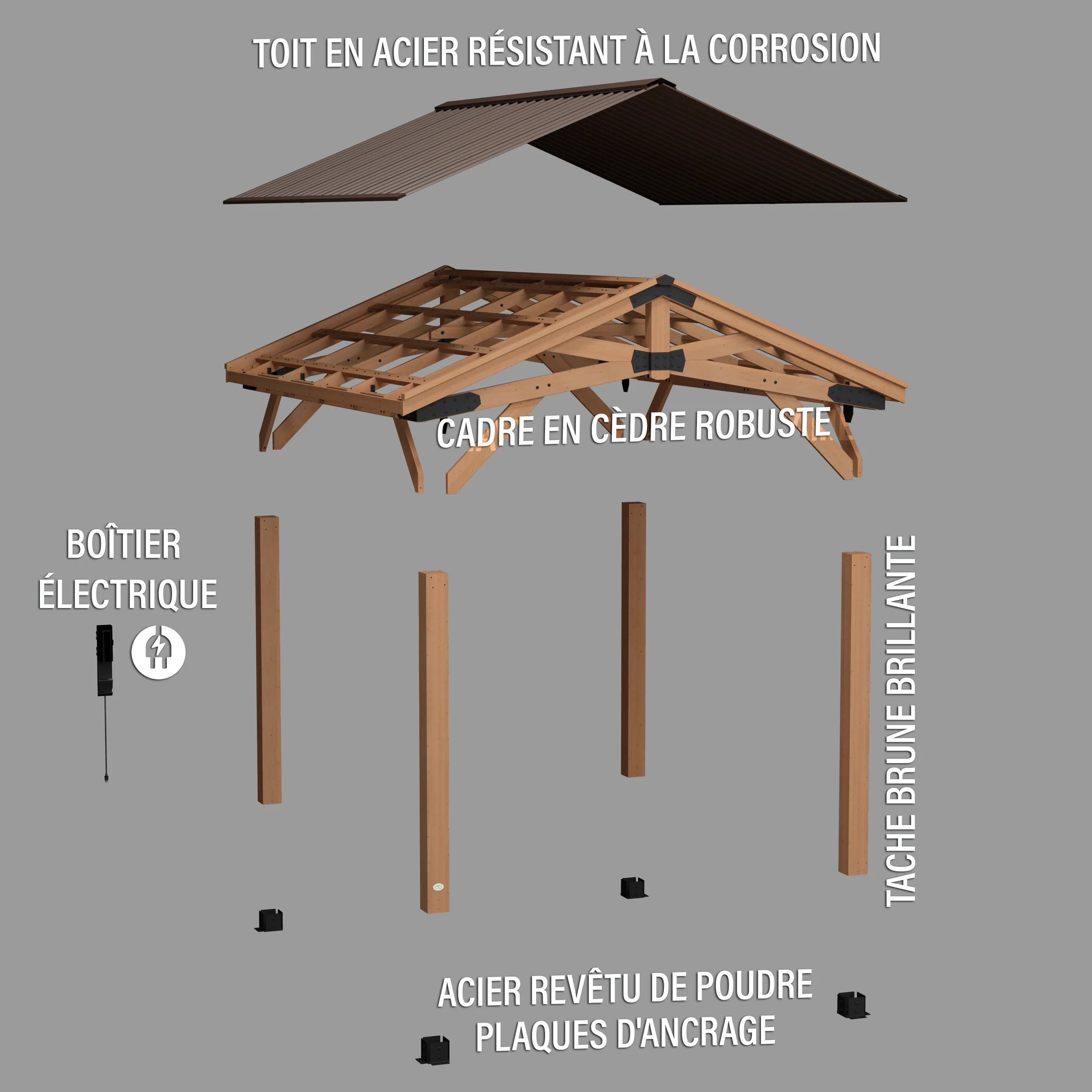 Norwood 14ft x 12ft Gazebo - Image 11