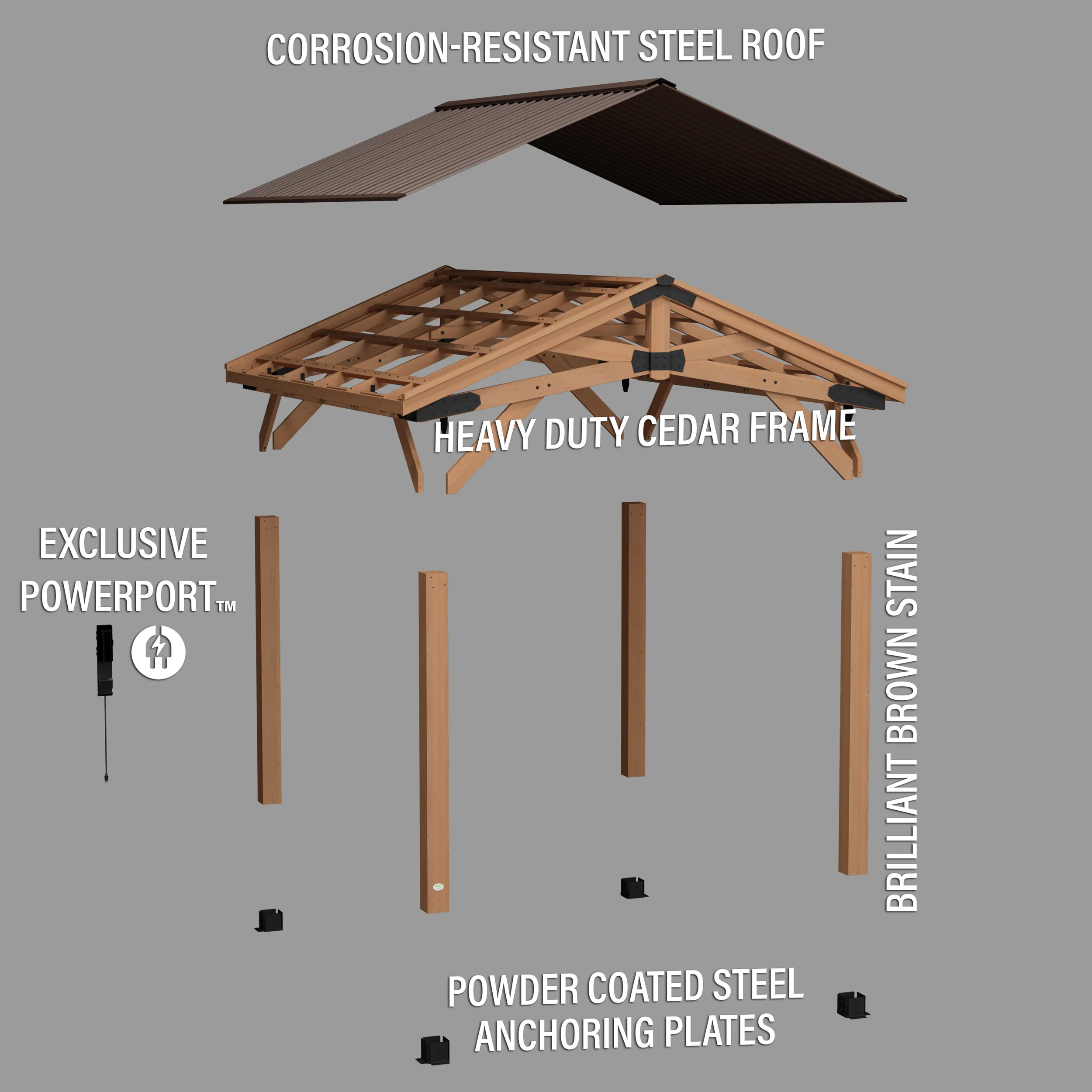 Norwood 14ft x 12ft Gazebo - Image 12
