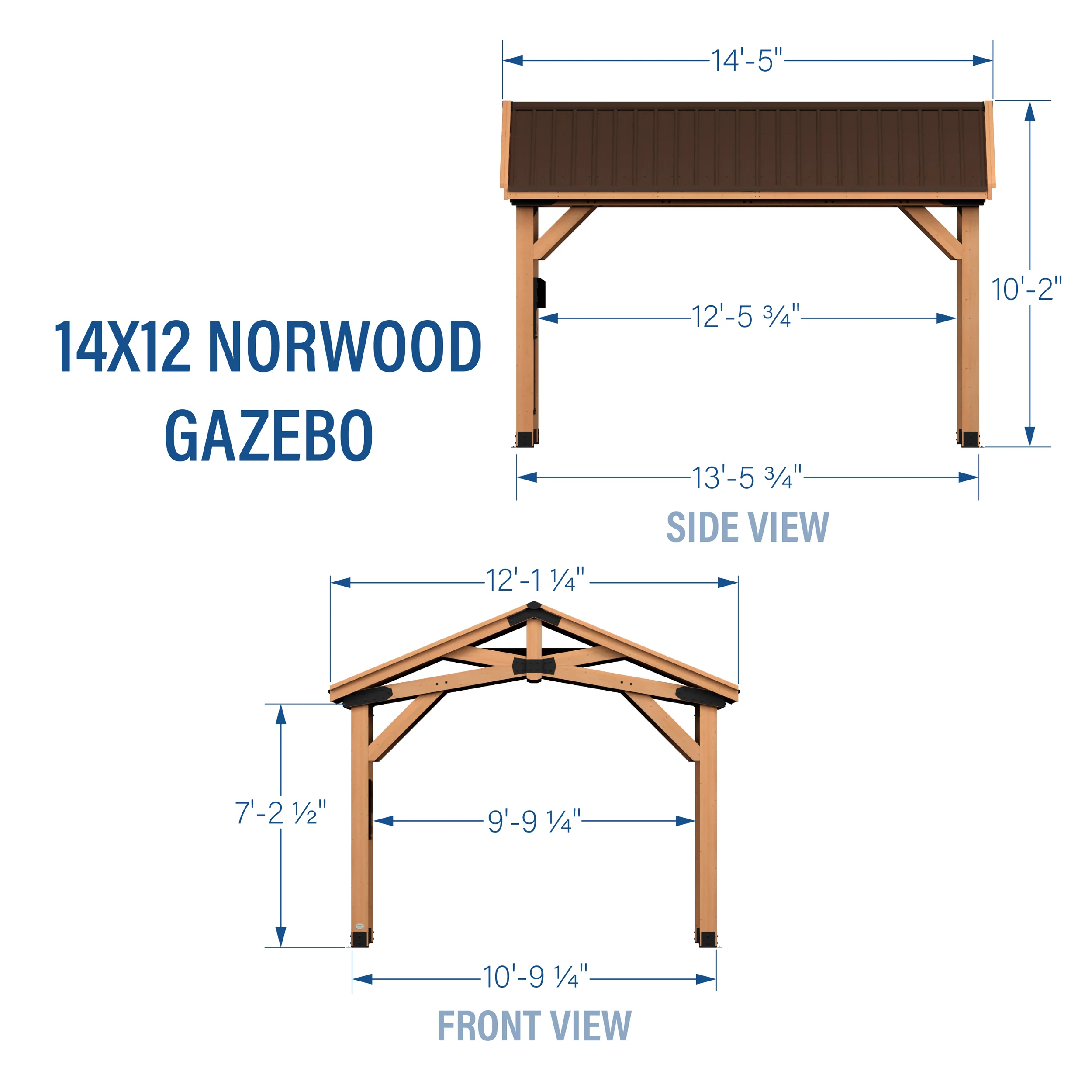 Norwood 14ft x 12ft Gazebo - Image 13