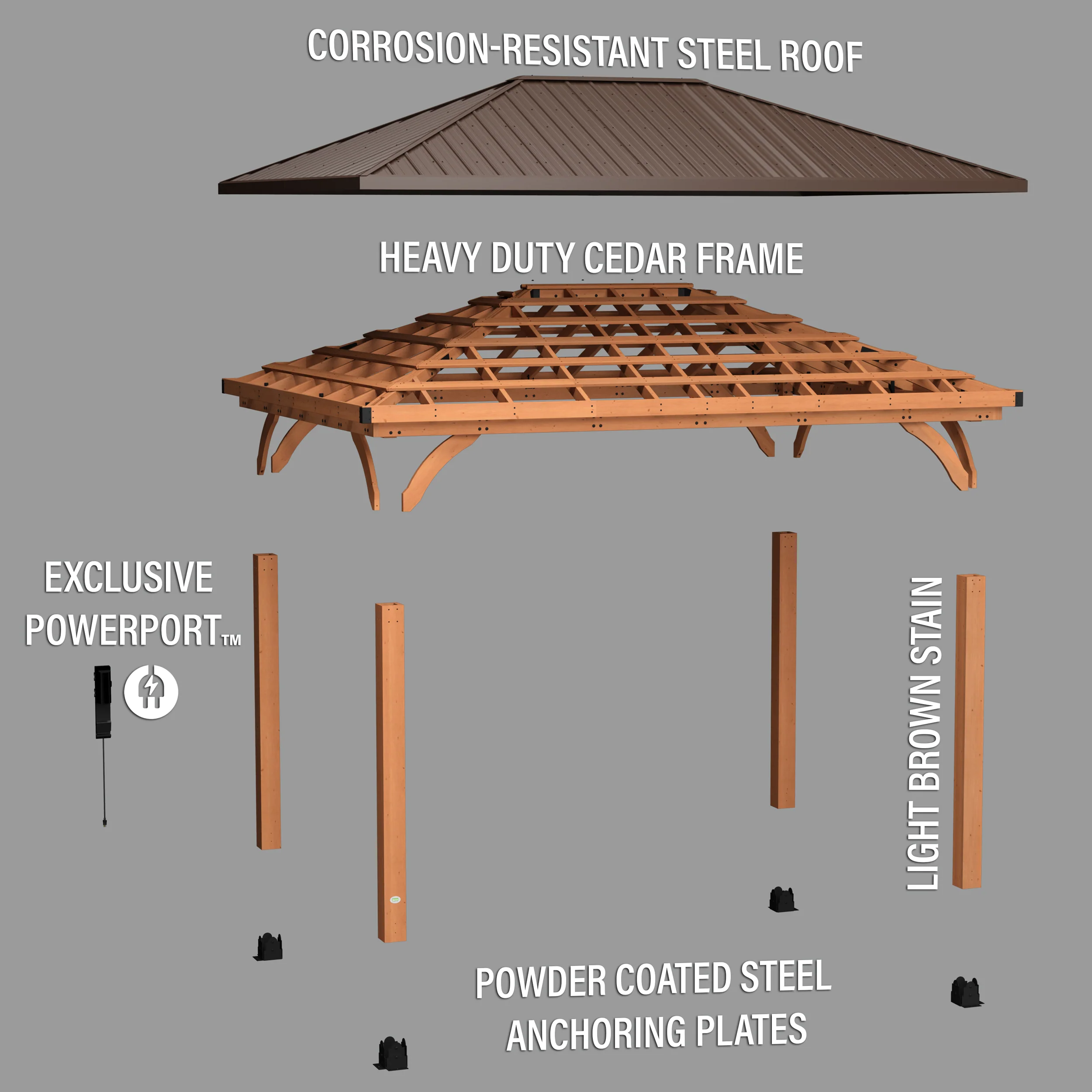Barrington 16ft x 12ft Gazebo - Image 13