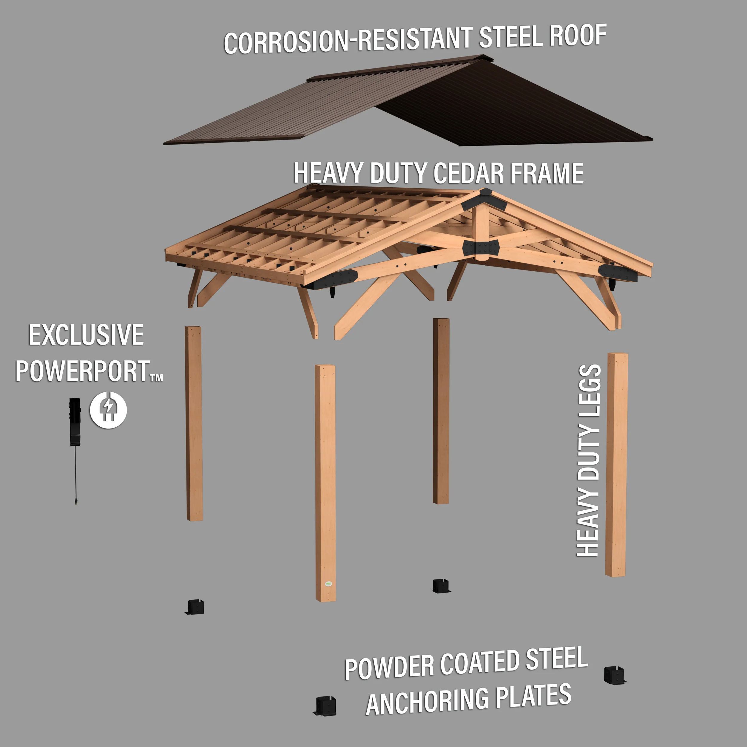 Norwood 16ft x 12ft Gazebo - Image 15