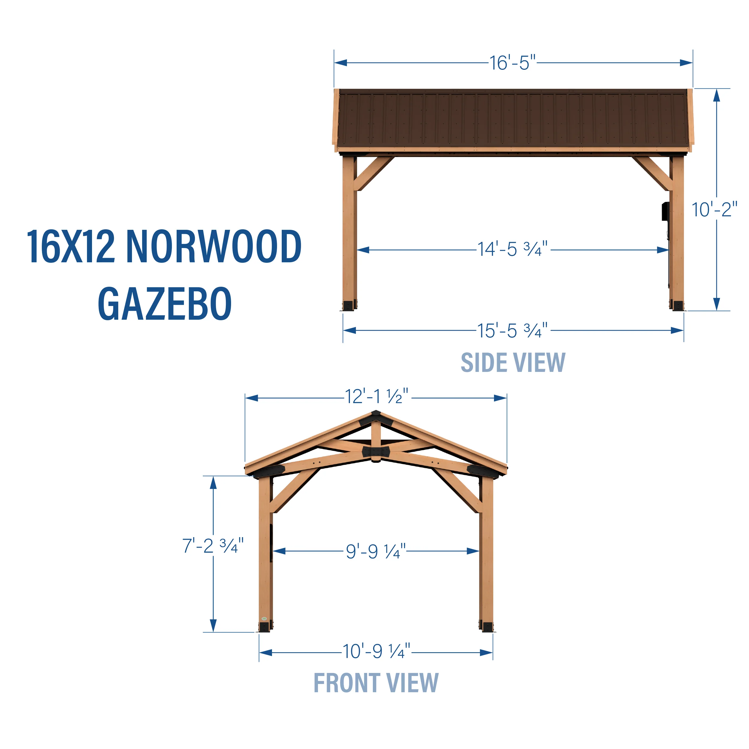 Norwood 16ft x 12ft Gazebo - Image 16
