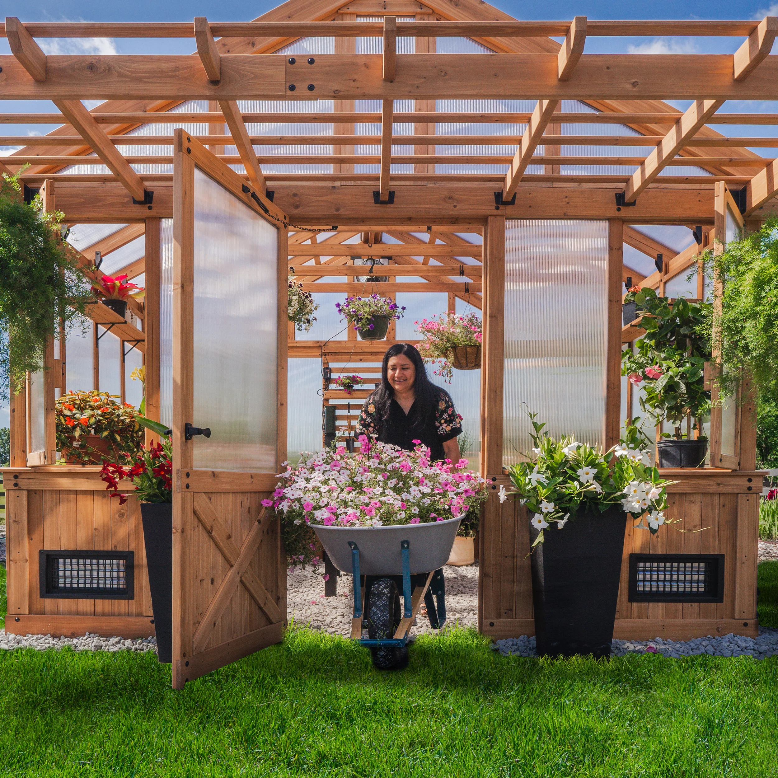 Bellerose XL Greenhouse (13ft x 11ft) - Image 11