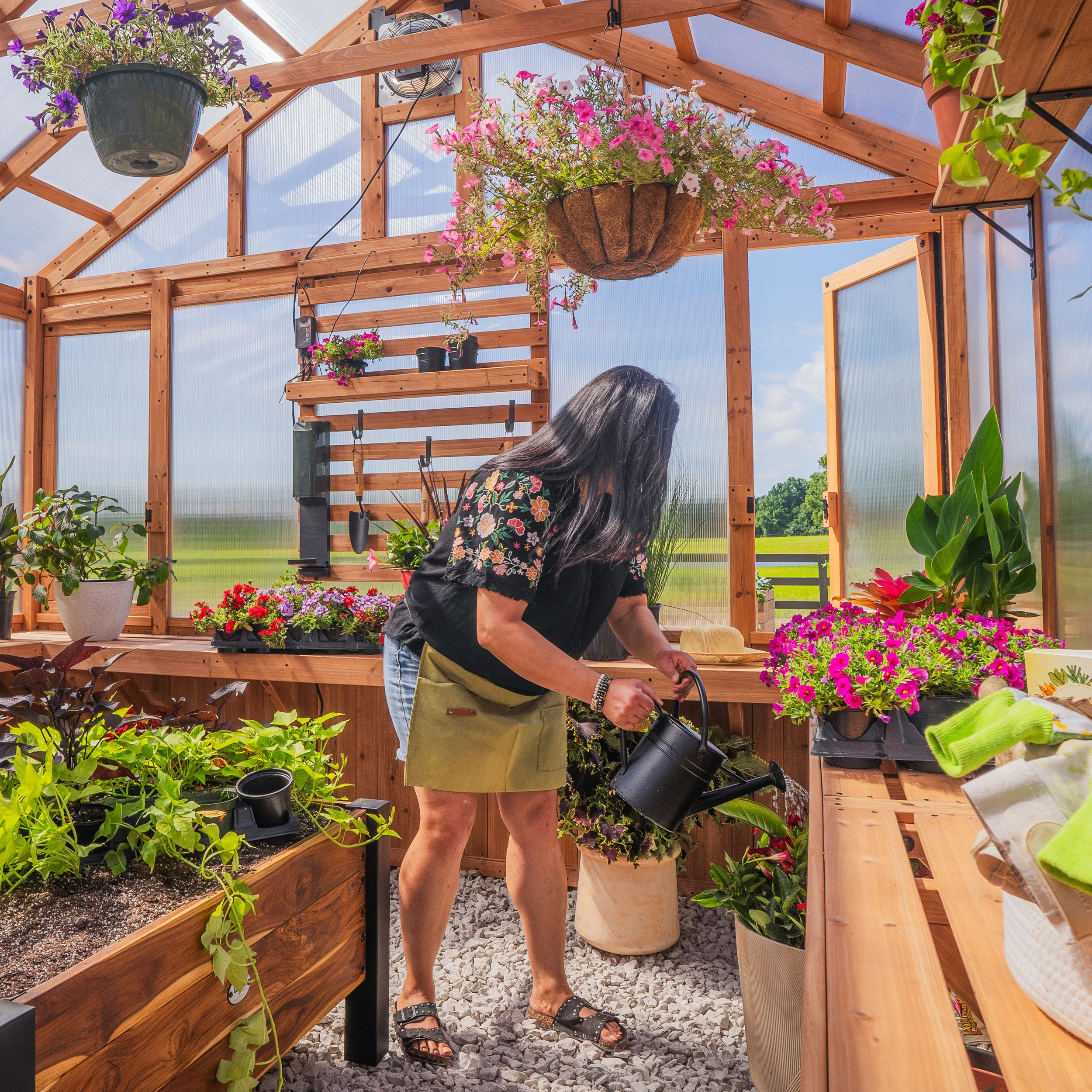 Bellerose XL Greenhouse (13ft x 11ft) - Image 12