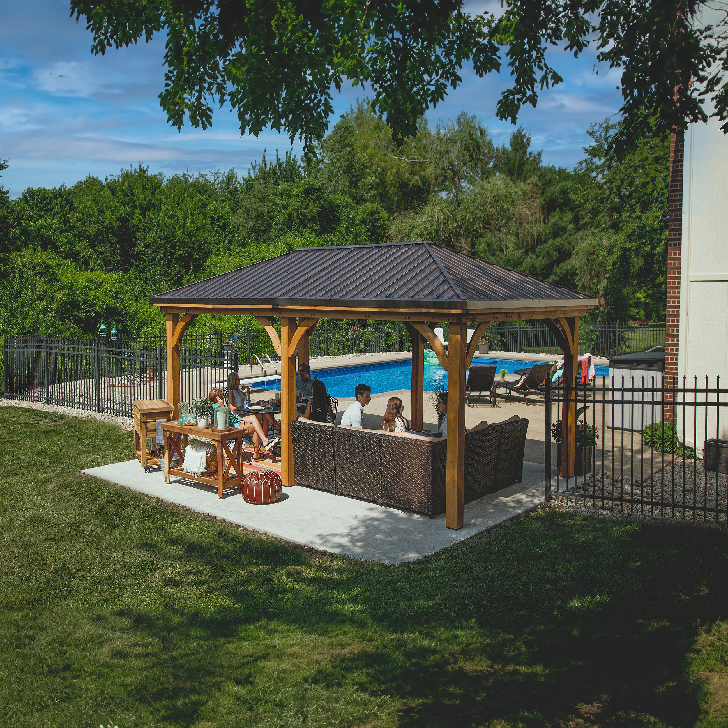 Barrington 20ft x 12ft Carport/Gazebo - Image 6