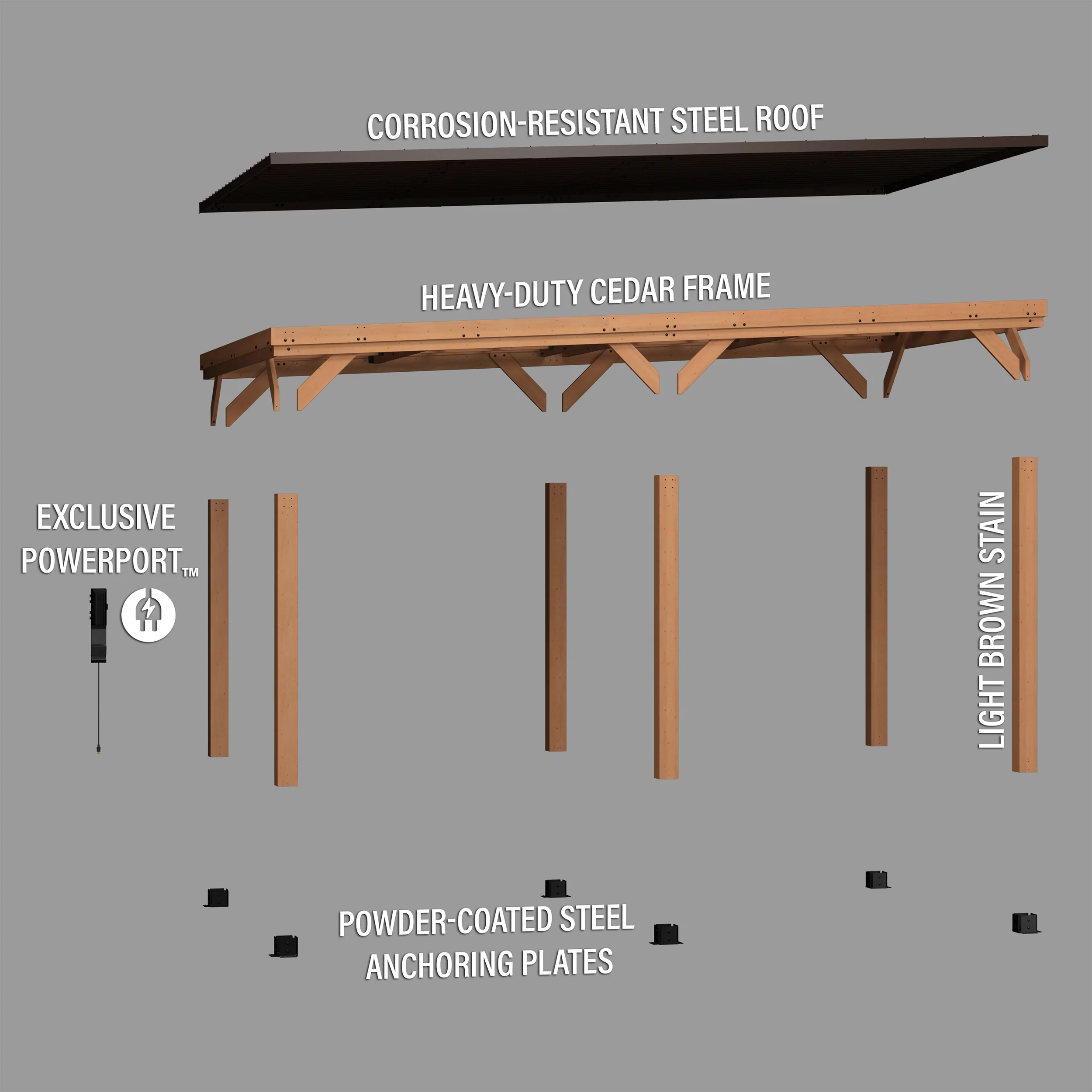 Kingsport 20ft x 12ft Carport - Image 12