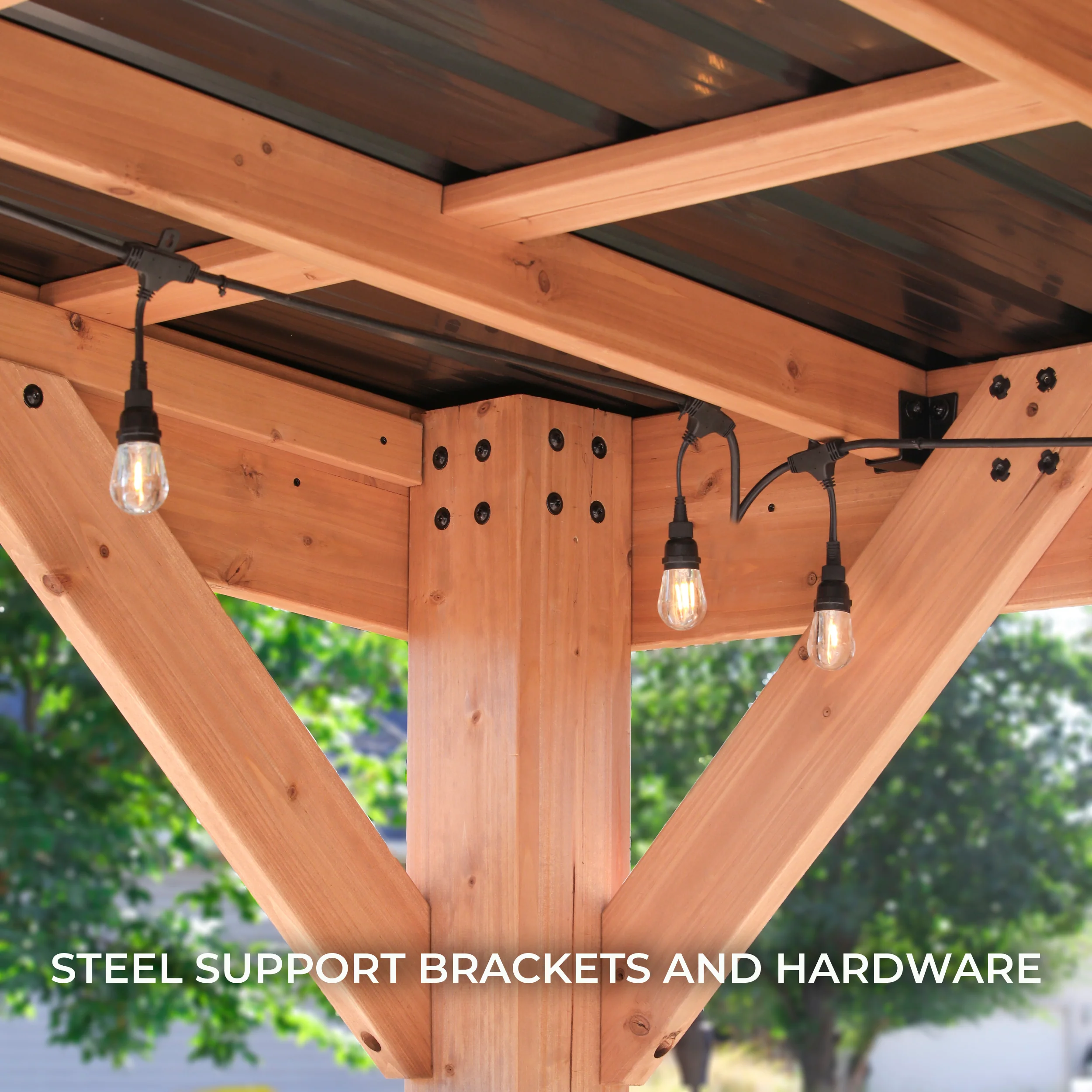 Arcadia 24ft x 12ft Sloped Roof Gazebo - Image 6