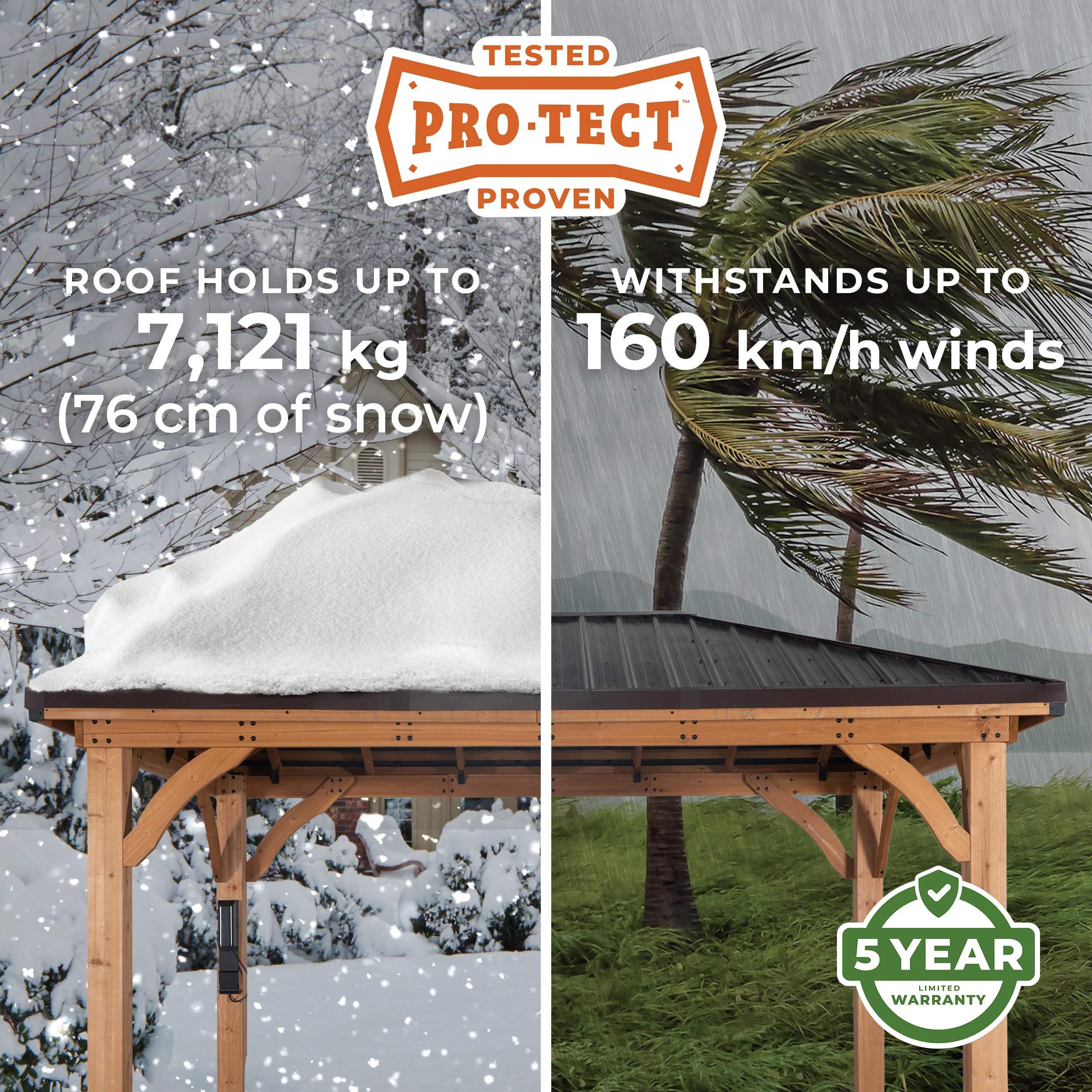 Barrington 24ft x 12ft Carport/Gazebo - Image 3