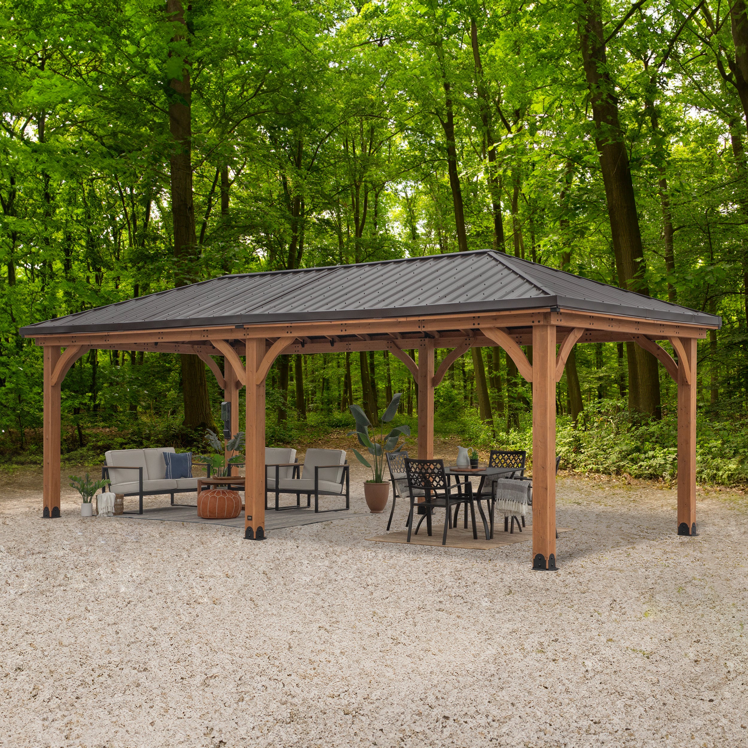 Barrington 24ft x 12ft Carport/Gazebo - Image 6