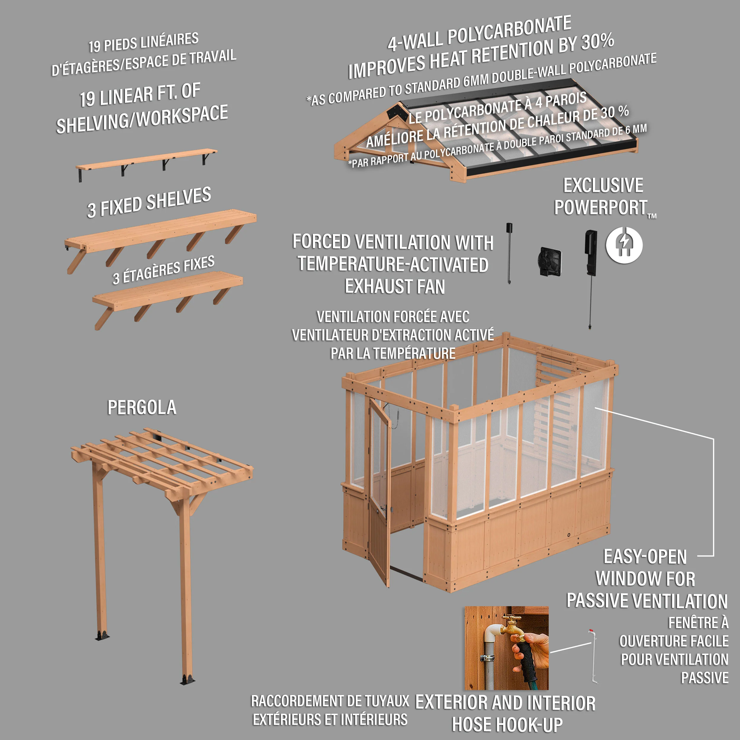 Bellerose Greenhouse (9ft x 6ft) - Image 14