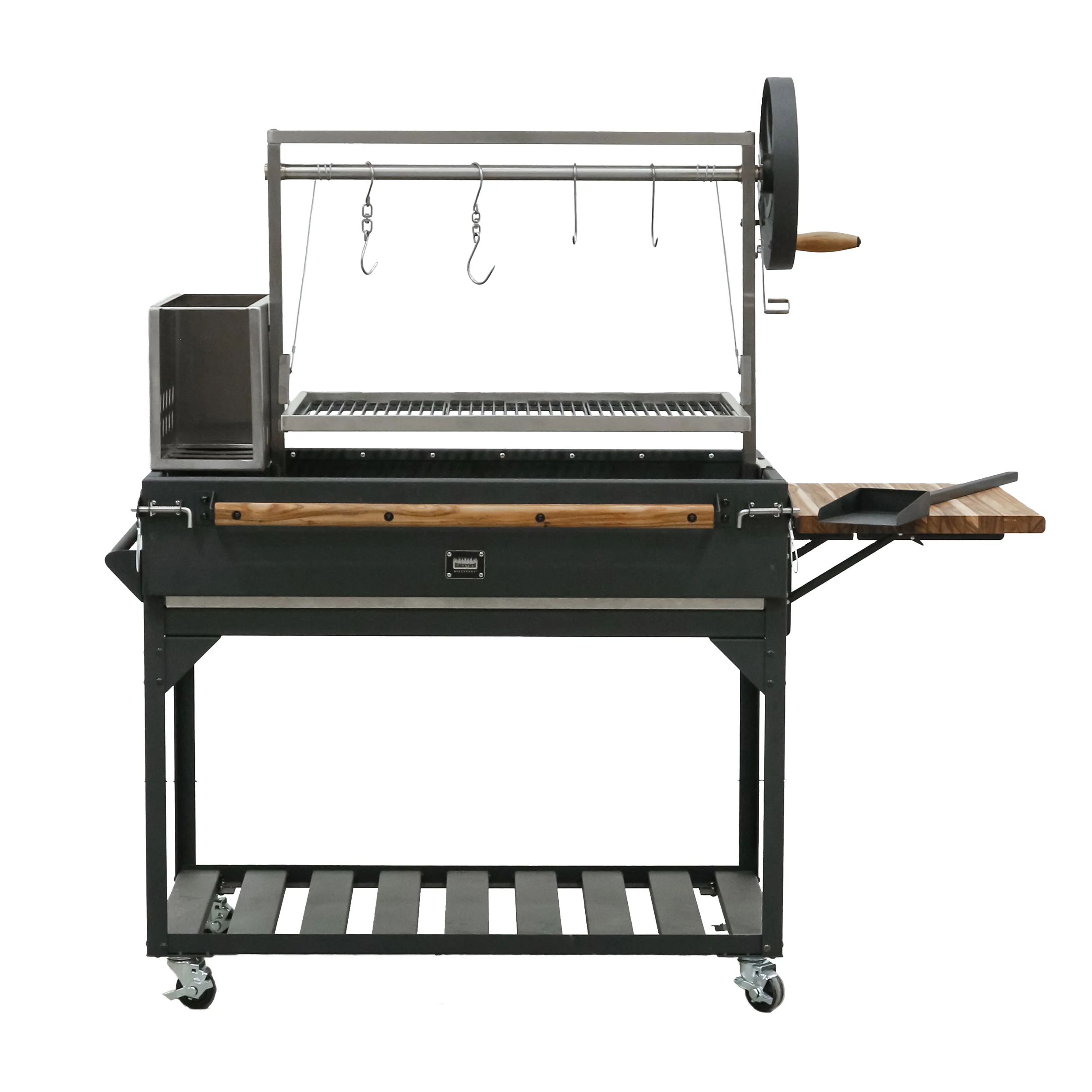 Premium Argentine/Santa Maria BBQ Grill with Wood Fire and Charcoal Grill - Image 13