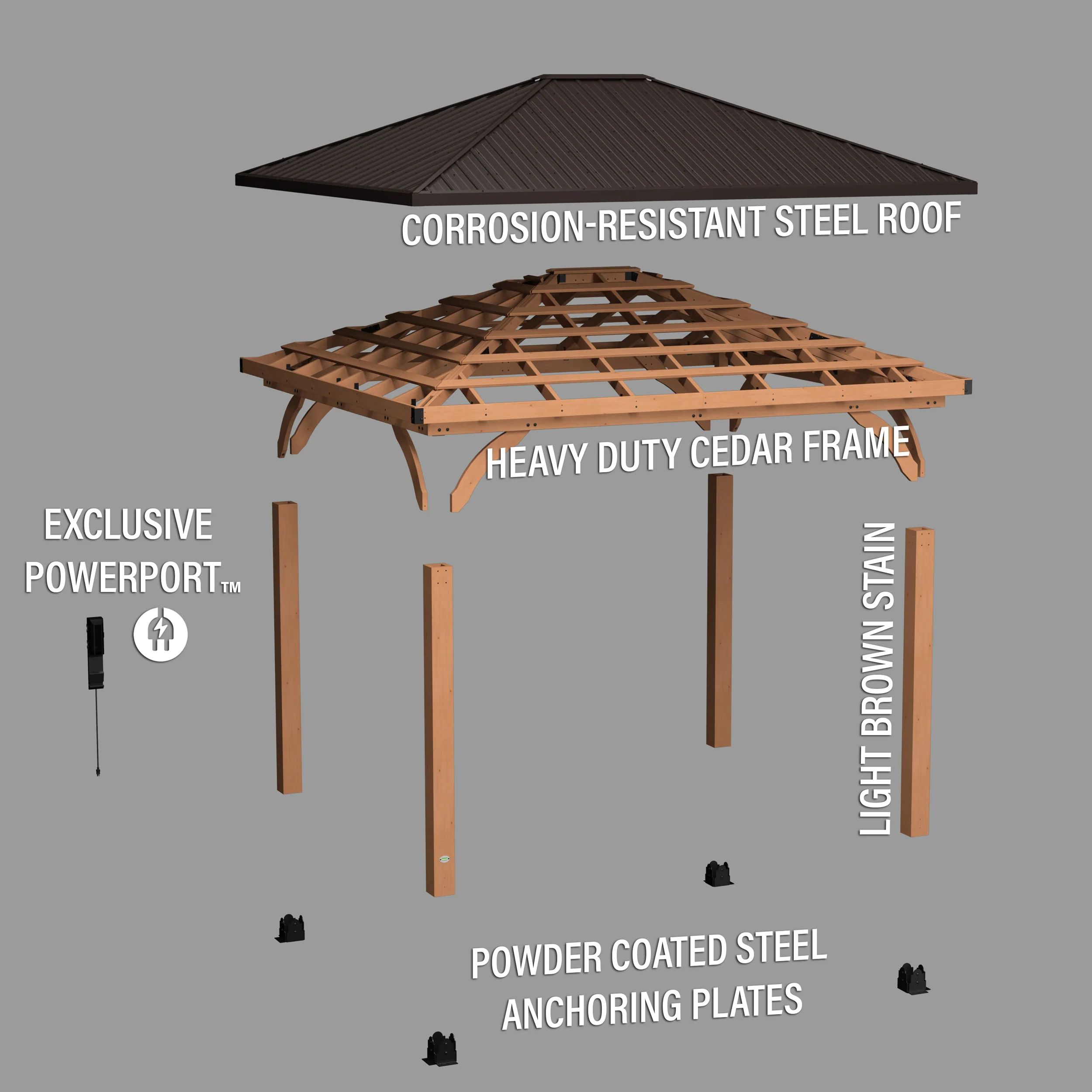 Barrington 14ft x 12ft Gazebo - Image 13