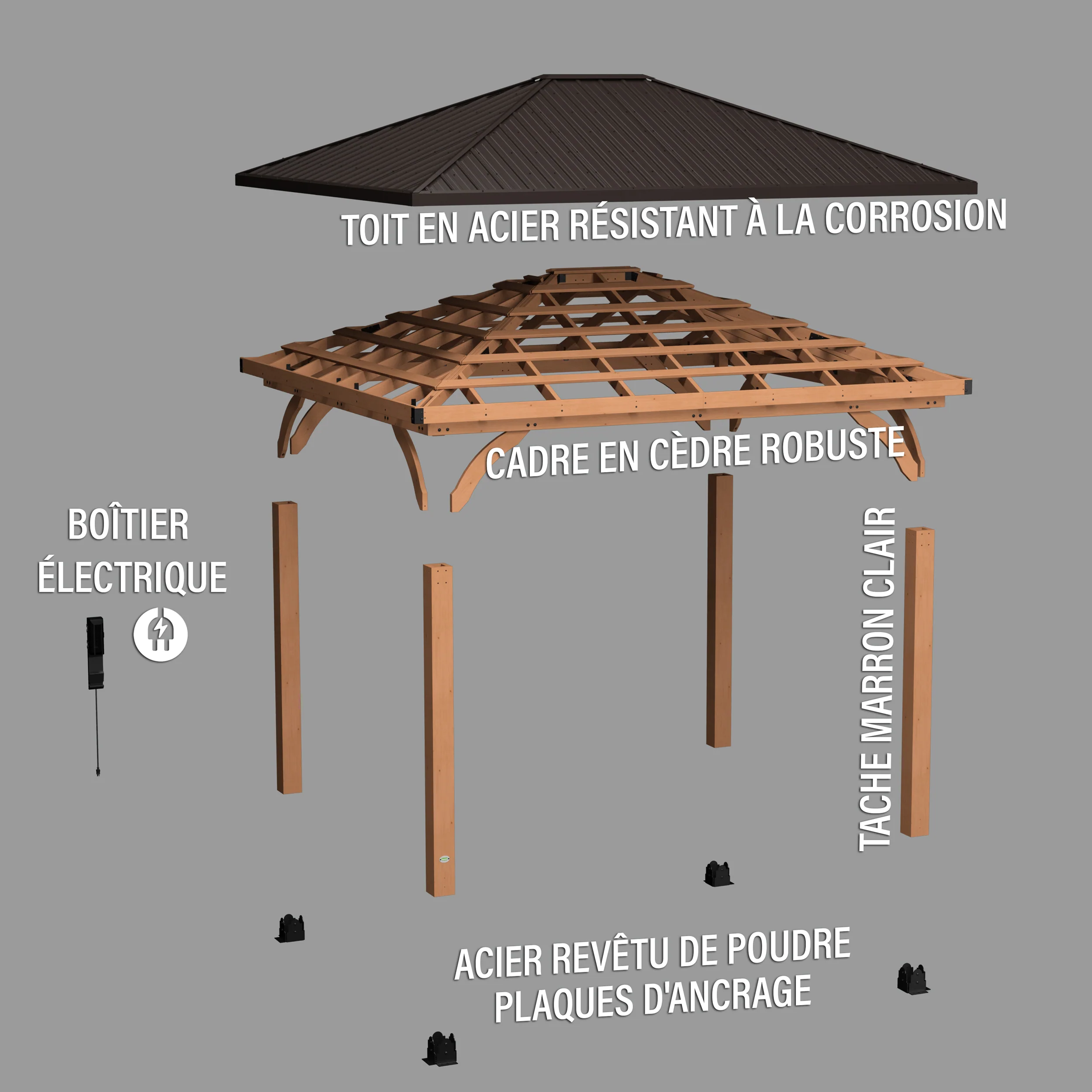 Barrington 14ft x 12ft Gazebo - Image 14