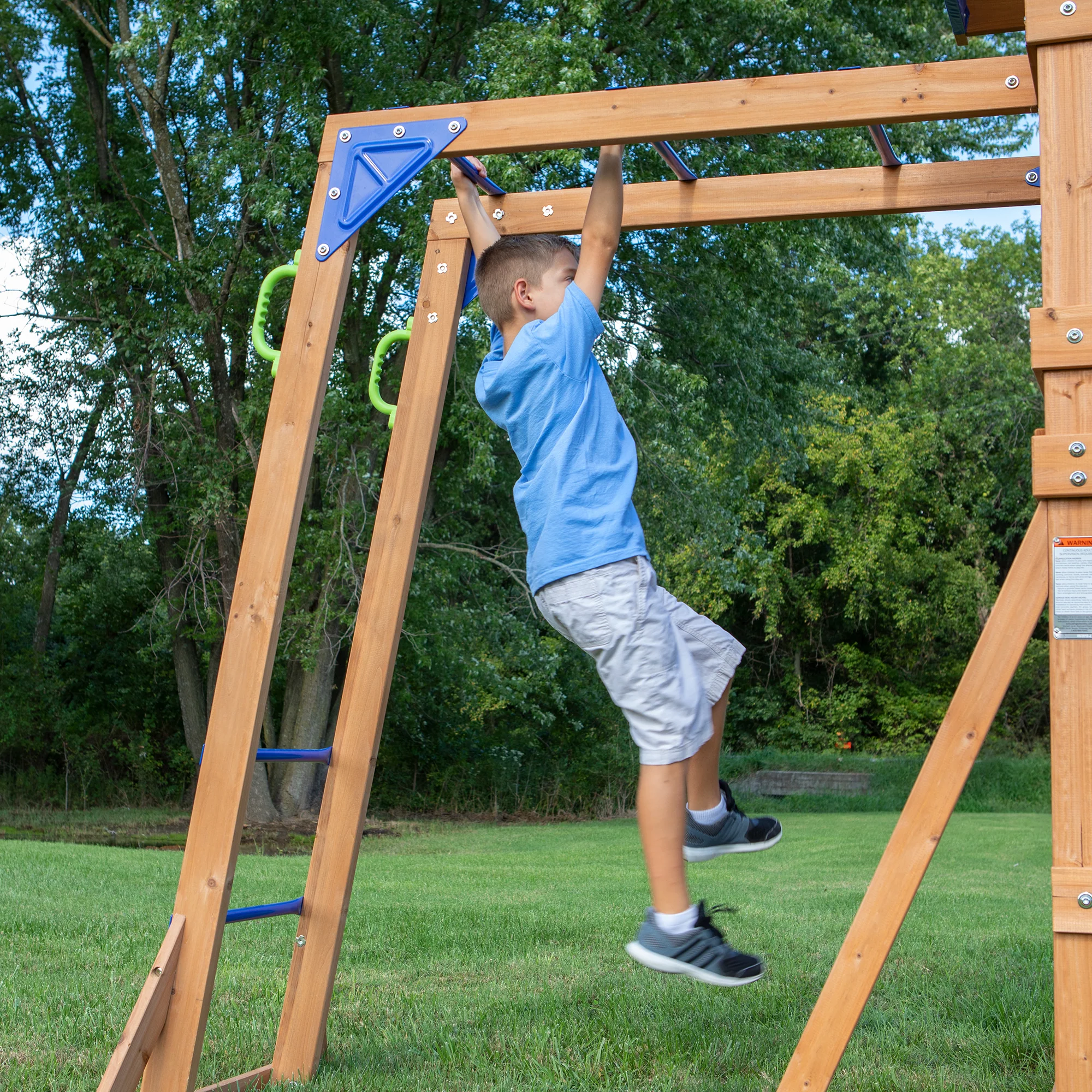 Beach Front Wooden Swing Set - Image 6