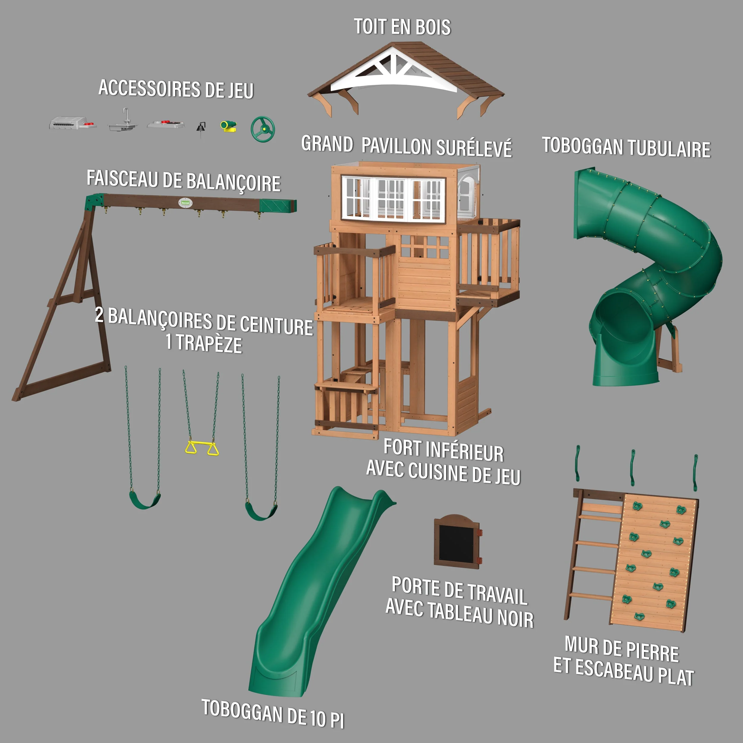 Bristol Point Swing Set - Image 14
