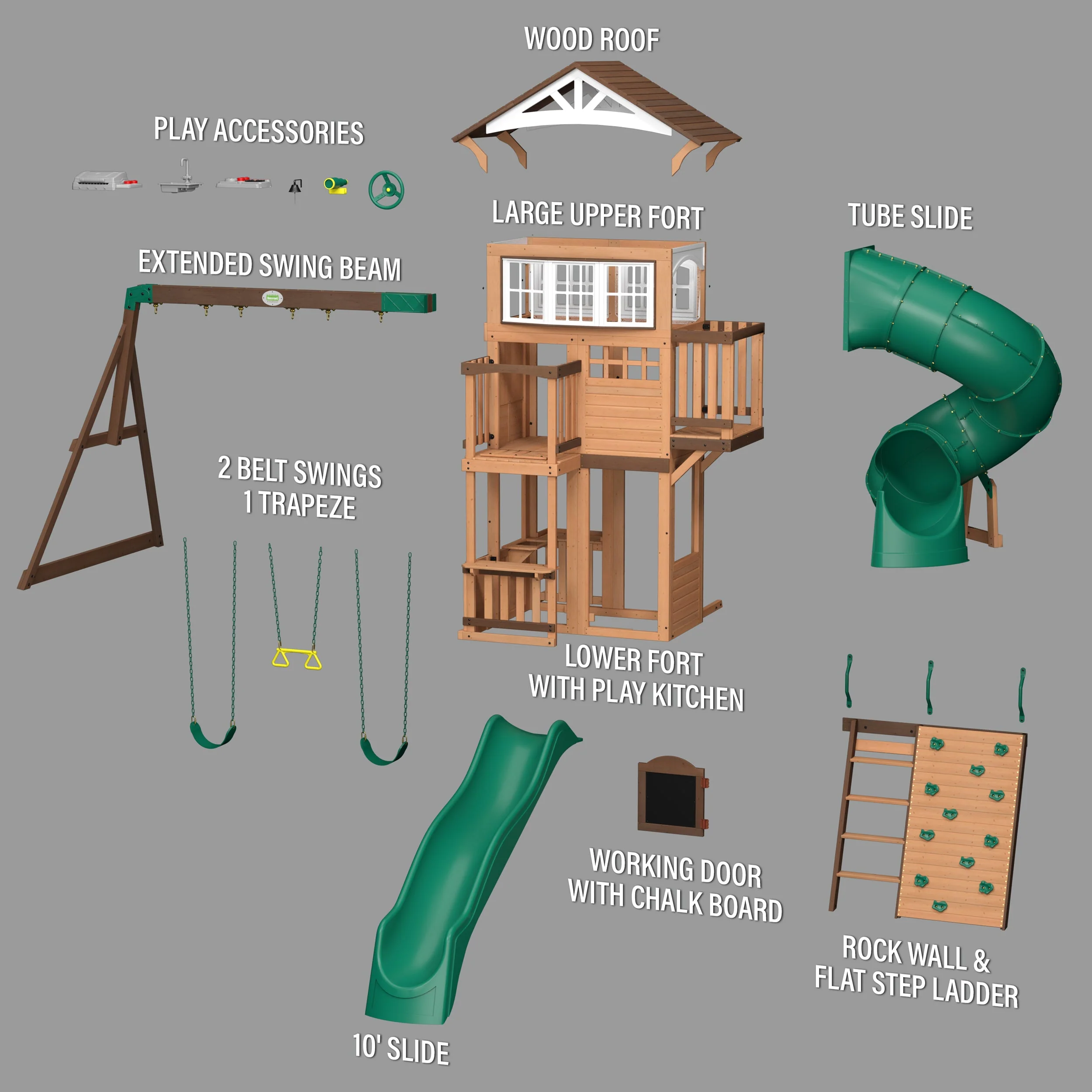 Bristol Point Swing Set - Image 15