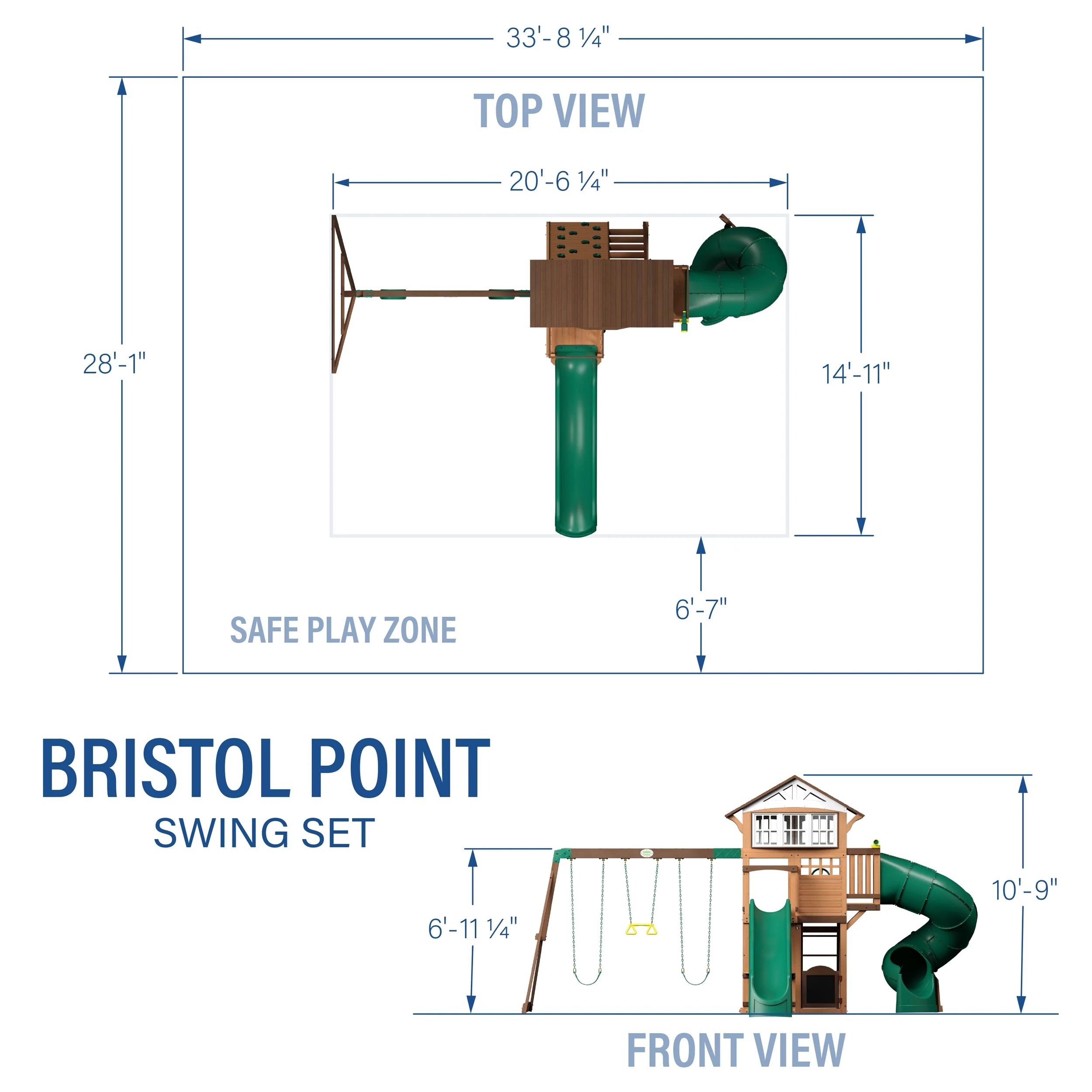 Bristol Point Swing Set - Image 16