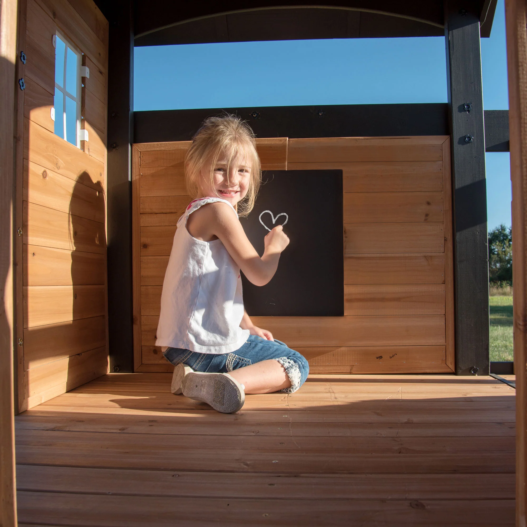 Canyon Creek Swing Set with Green Wave Slide - Image 8
