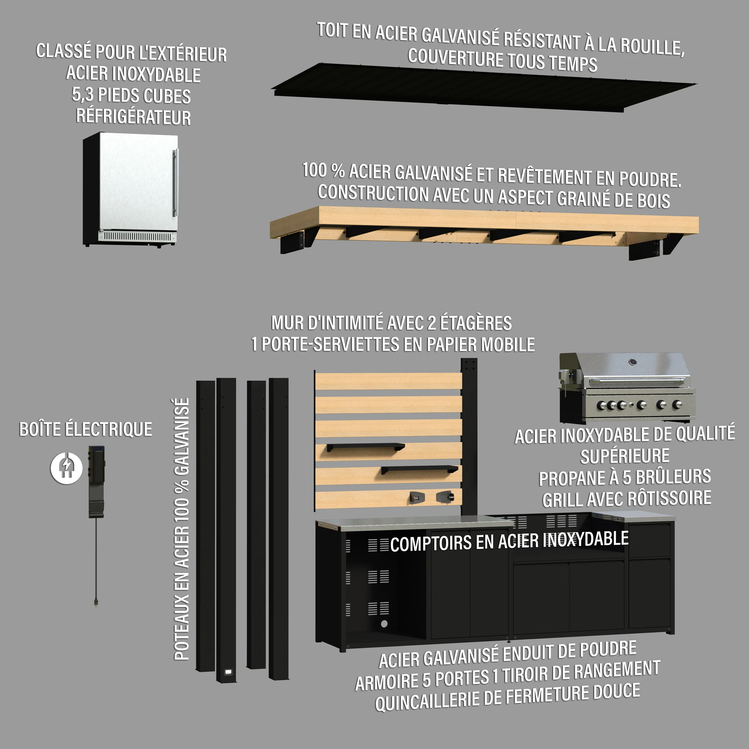 Fusion Flame Outdoor Kitchen - Image 20