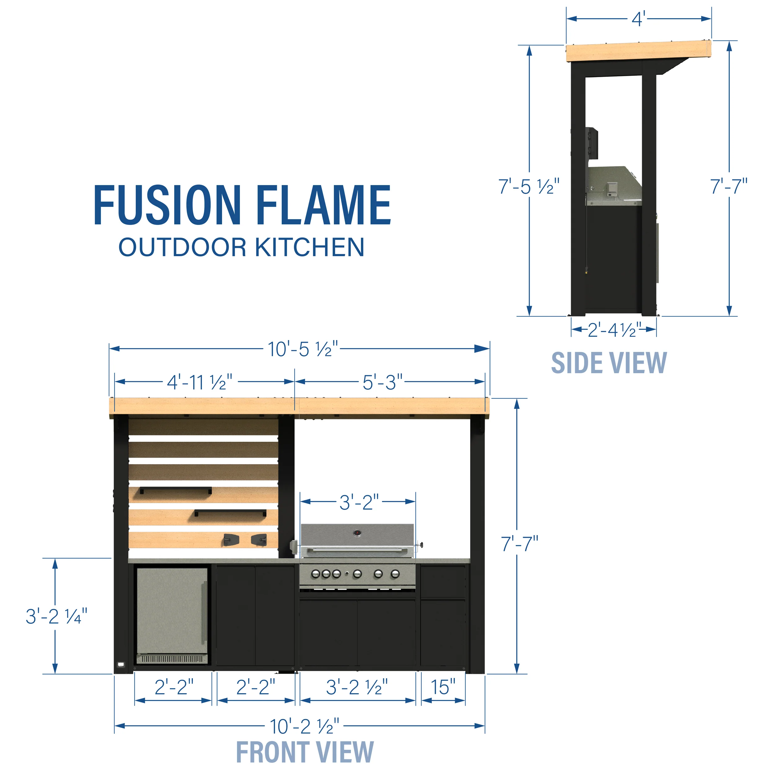 Fusion Flame Outdoor Kitchen - Image 22