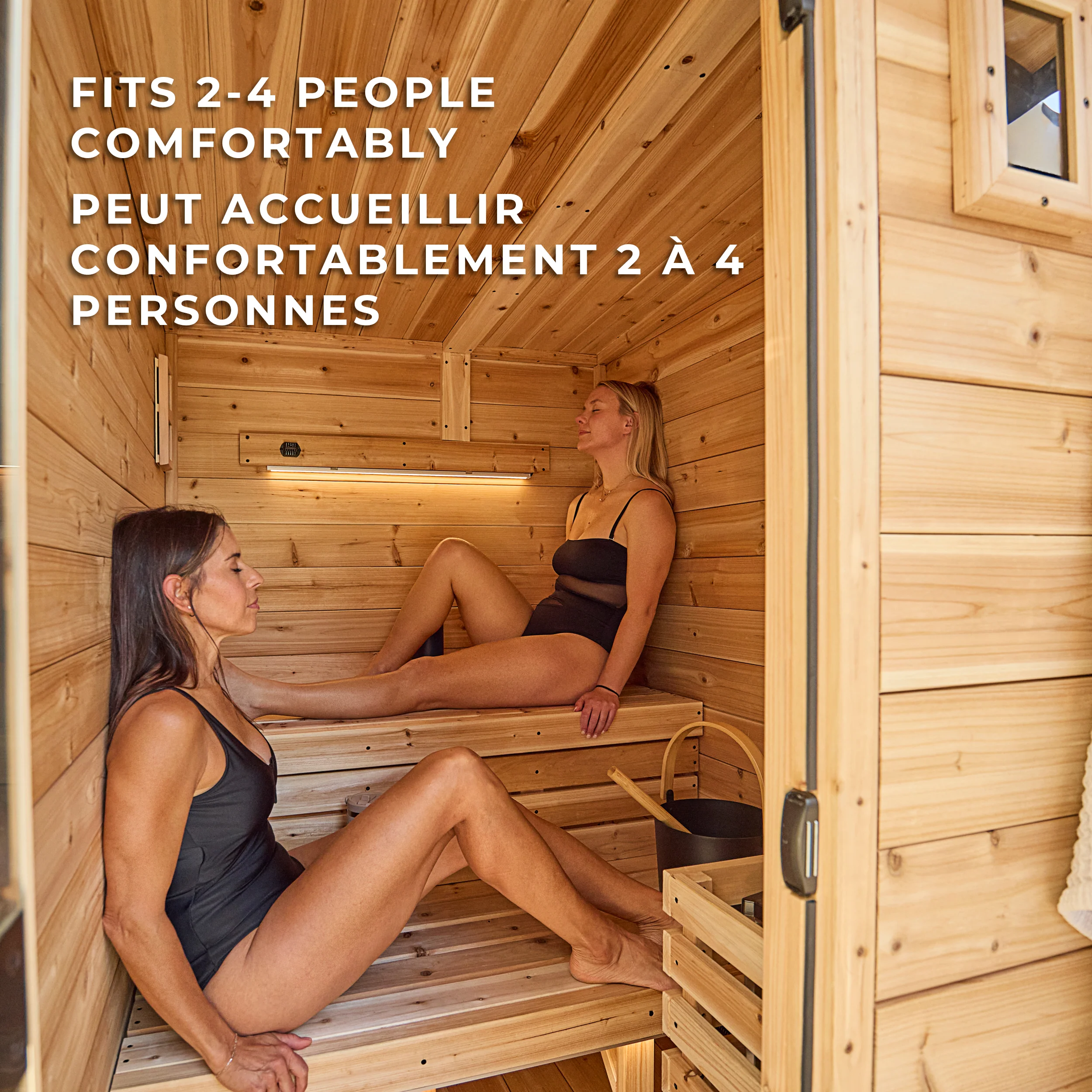 Henley Outdoor Cabin Sauna – 2-4 Person - Image 8