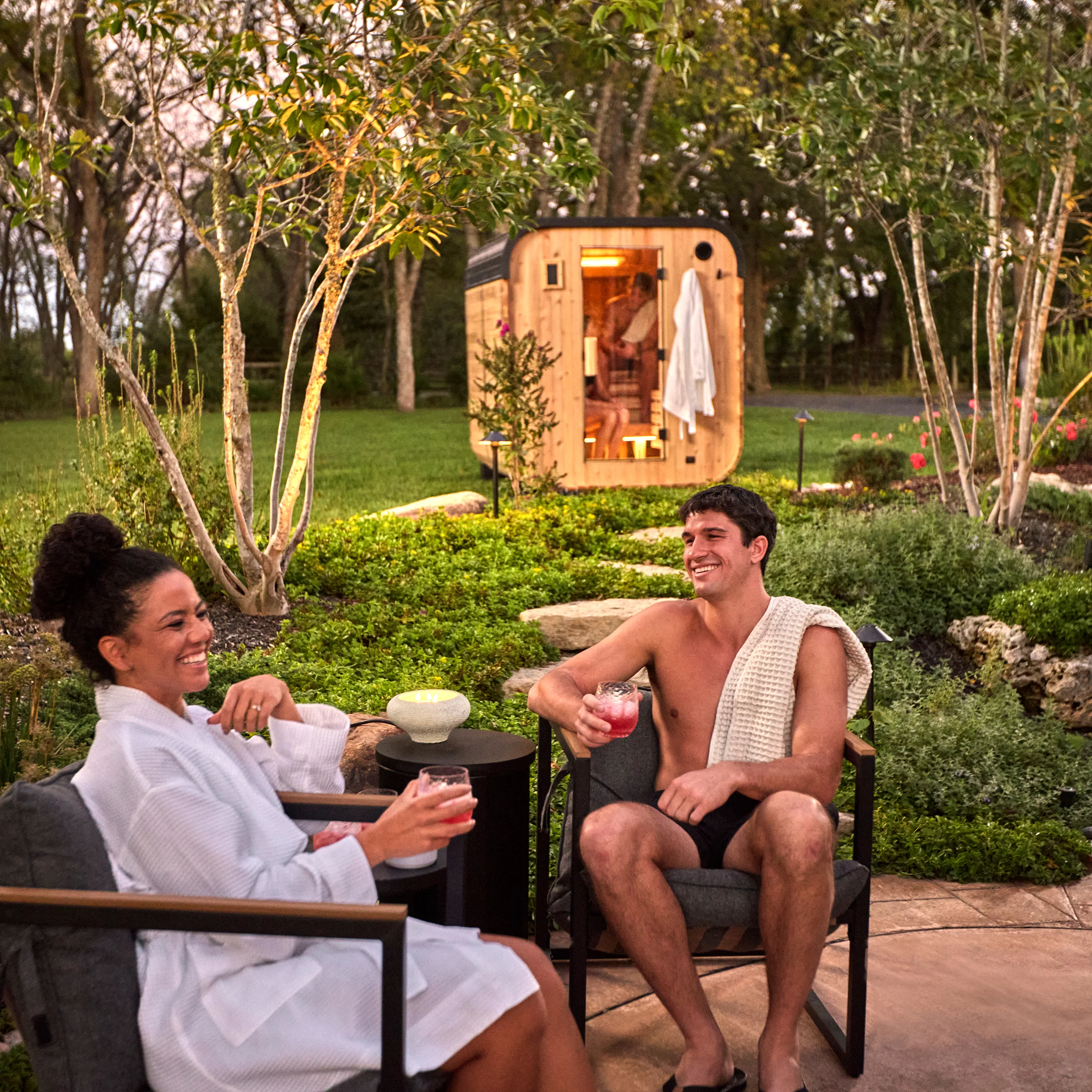 Lennon Outdoor Cube Sauna – 4-6 Person - Image 11