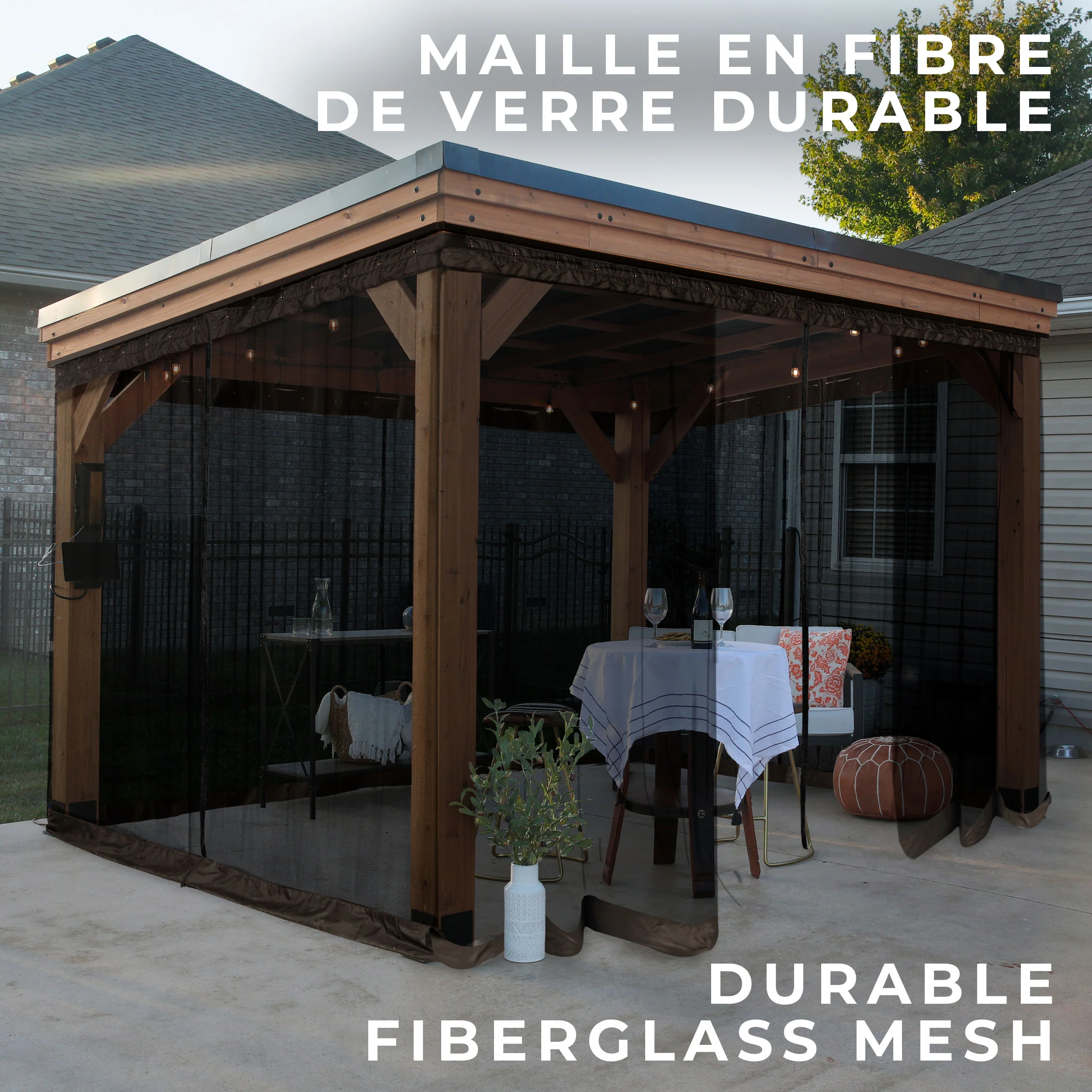 Mosquito Netting Kit-Arcadia Gazebo - Image 3