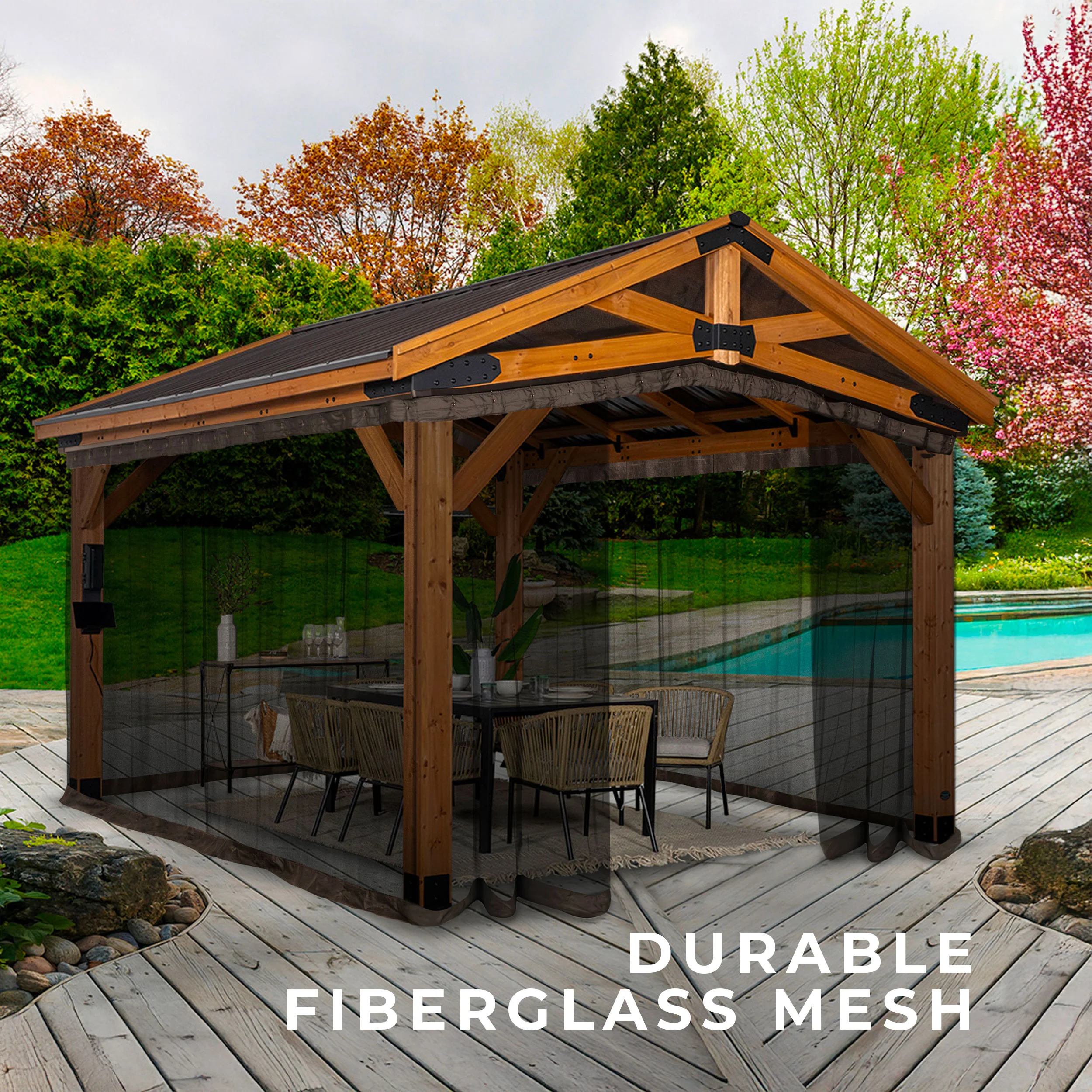 Mosquito Netting Kit-Norwood Gazebo - Image 3