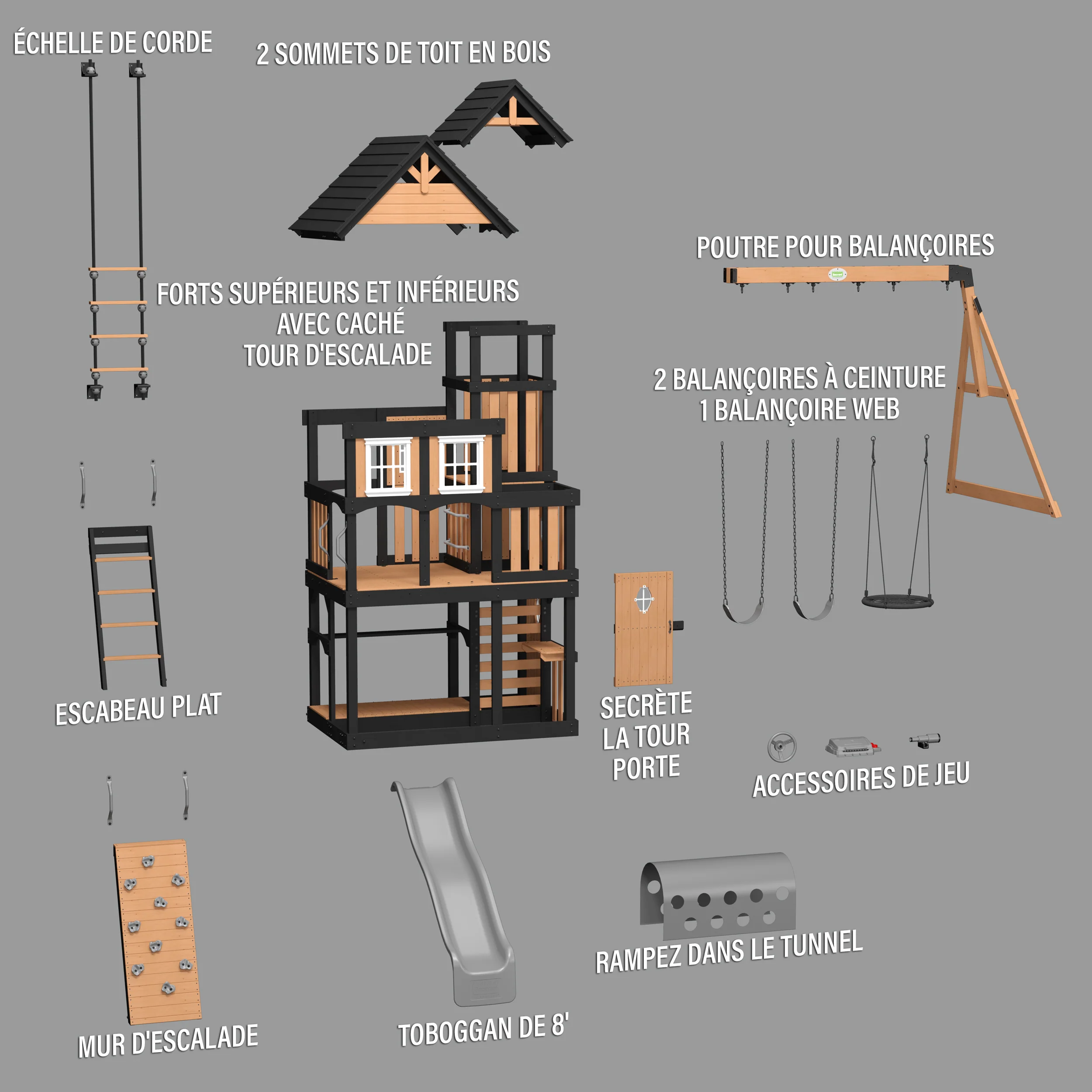 Mystic Tower Swing Set - Image 21