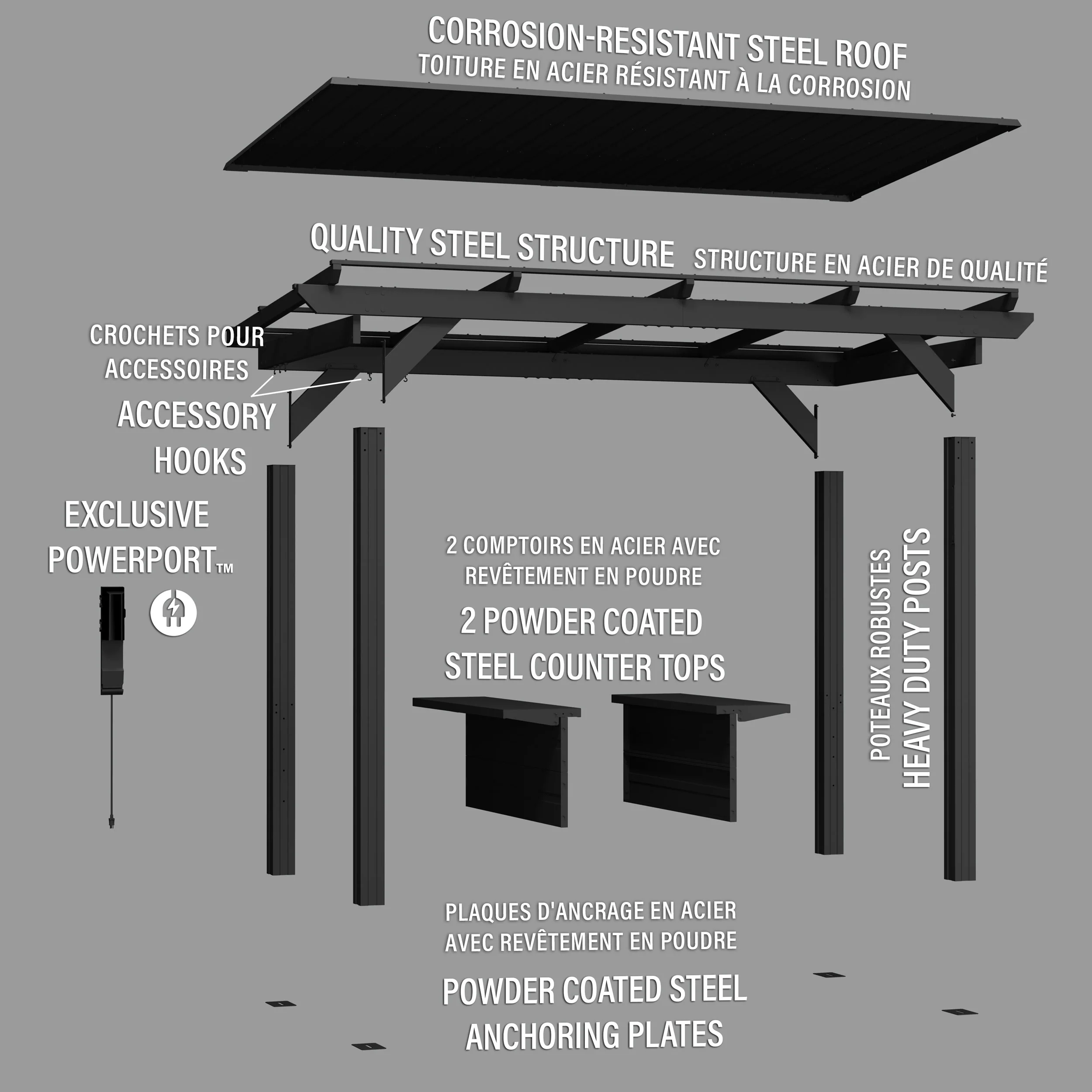 Rockport XL Grill Gazebo - Image 14
