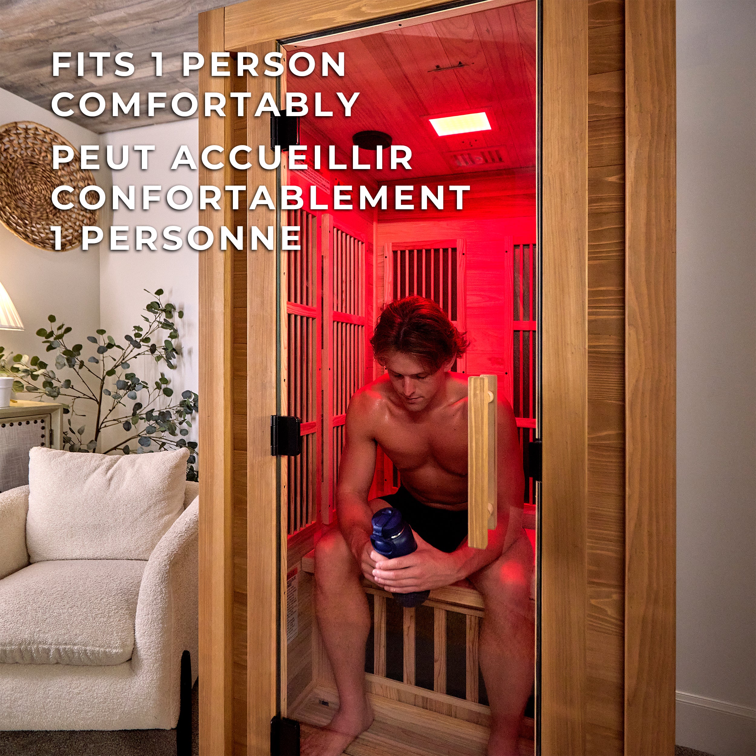 Rylan Indoor Infrared Sauna – 1 Person - Image 6