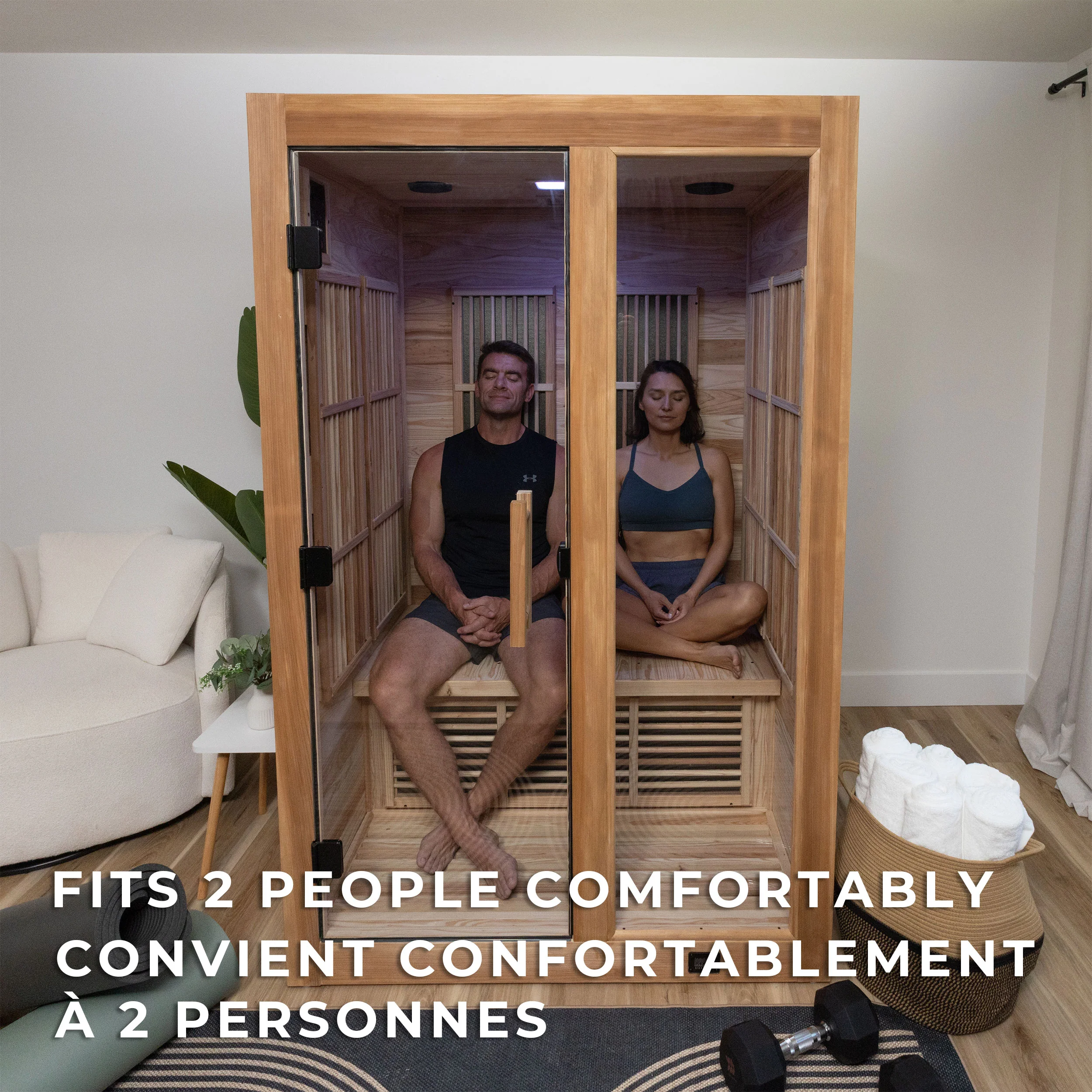 Rylan Indoor Infrared Sauna – 2 Person - Image 6
