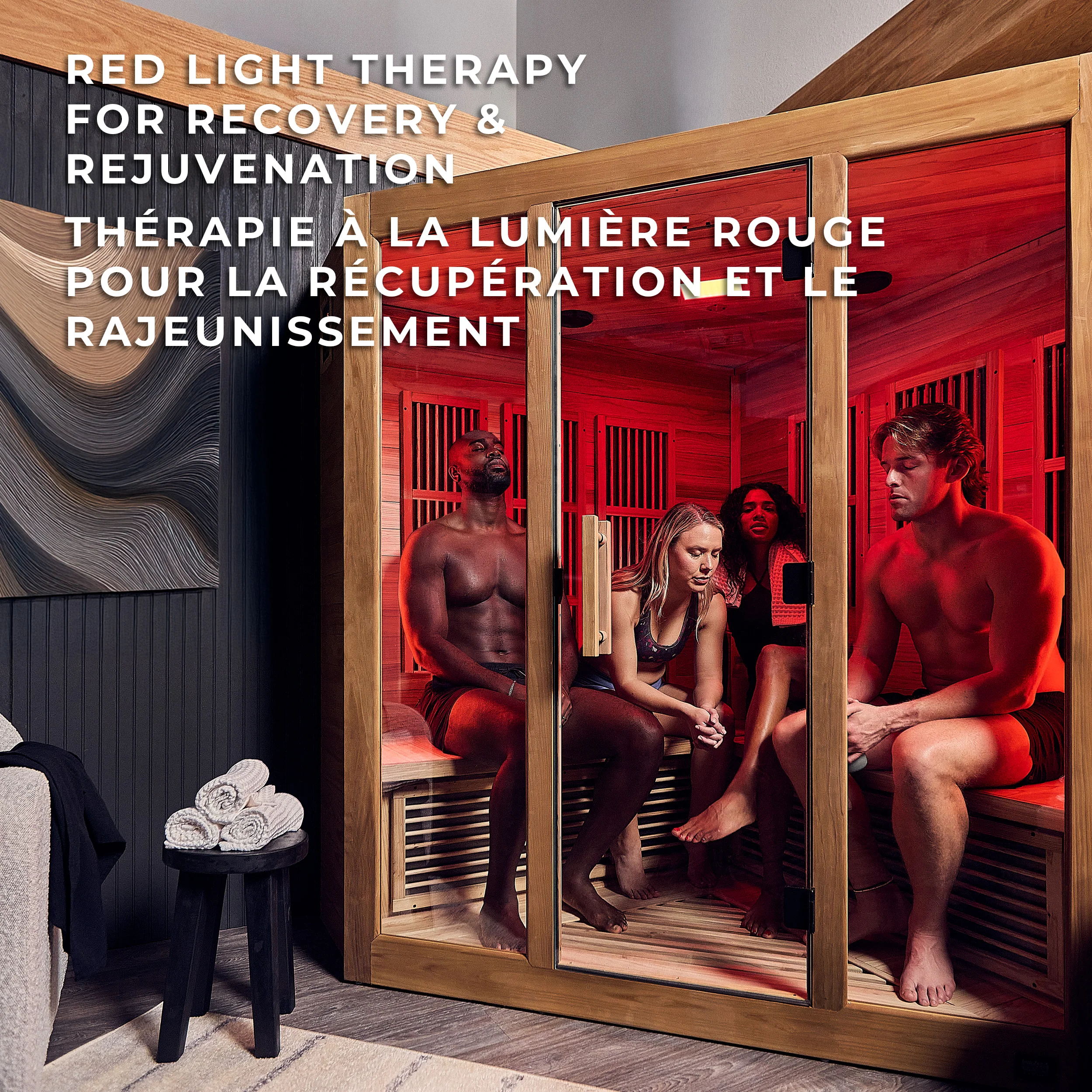 Rylan Indoor Infrared Corner Sauna – 4 Person - Image 9
