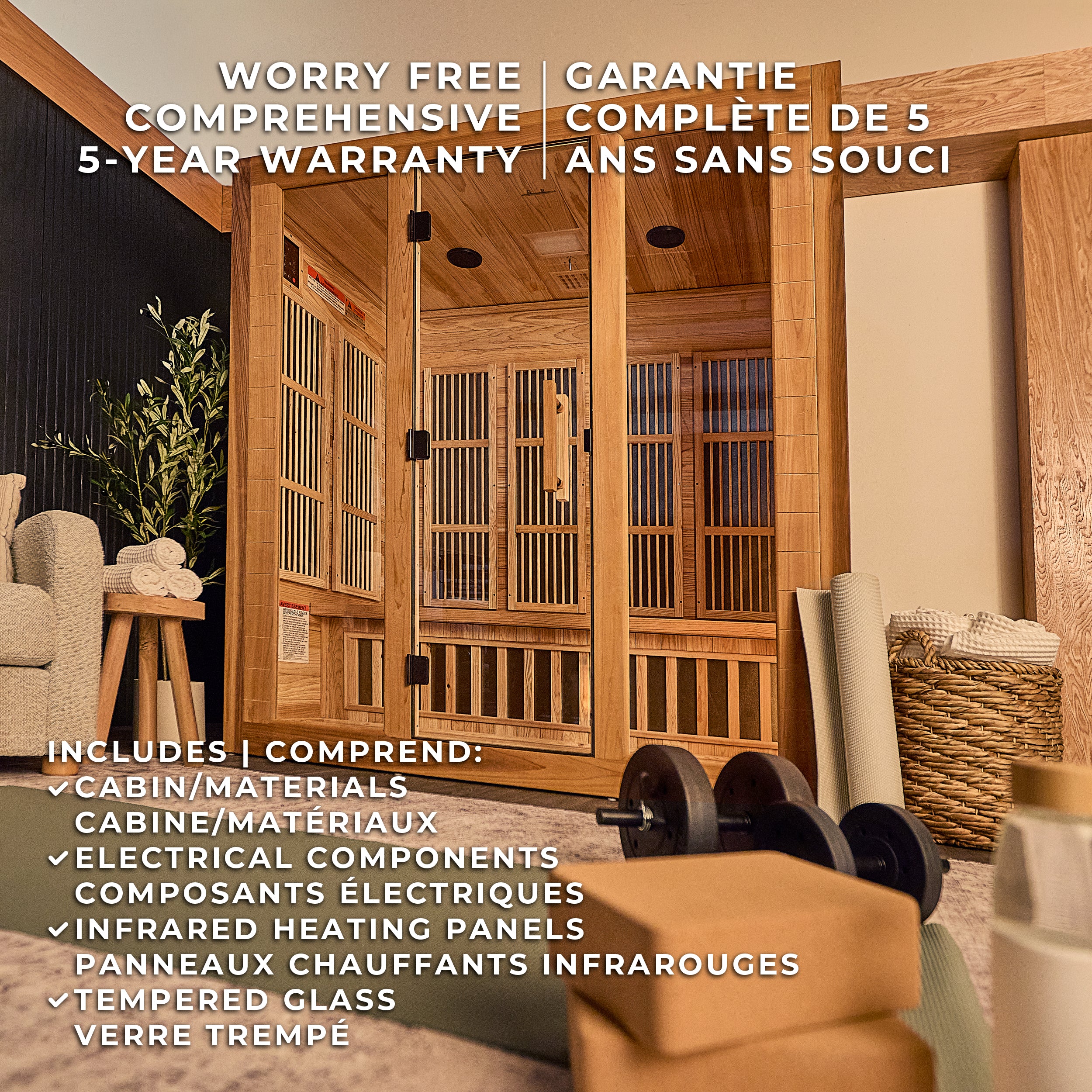Rylan Indoor Infrared Sauna – 4 Person - Image 3