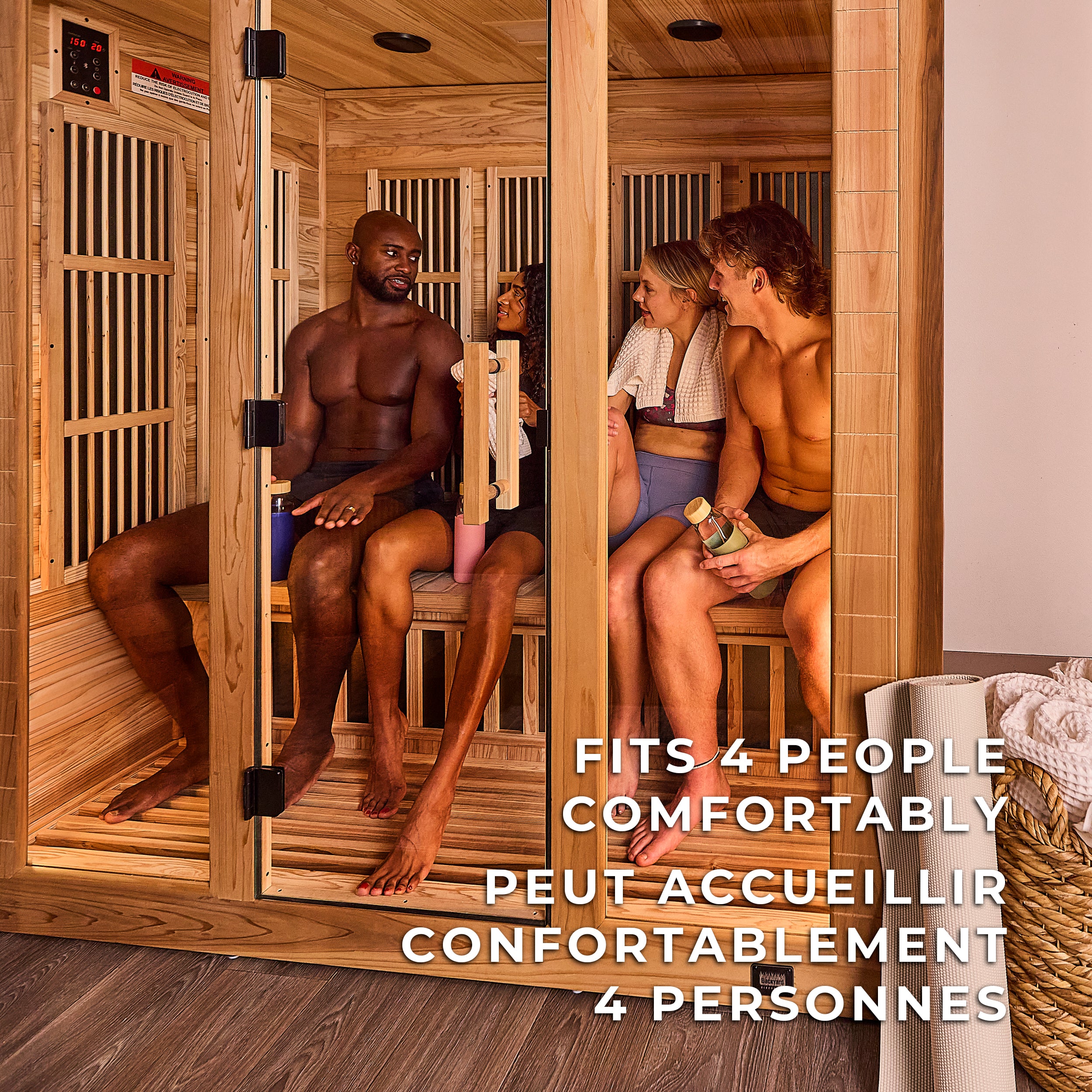 Rylan Indoor Infrared Sauna – 4 Person - Image 6