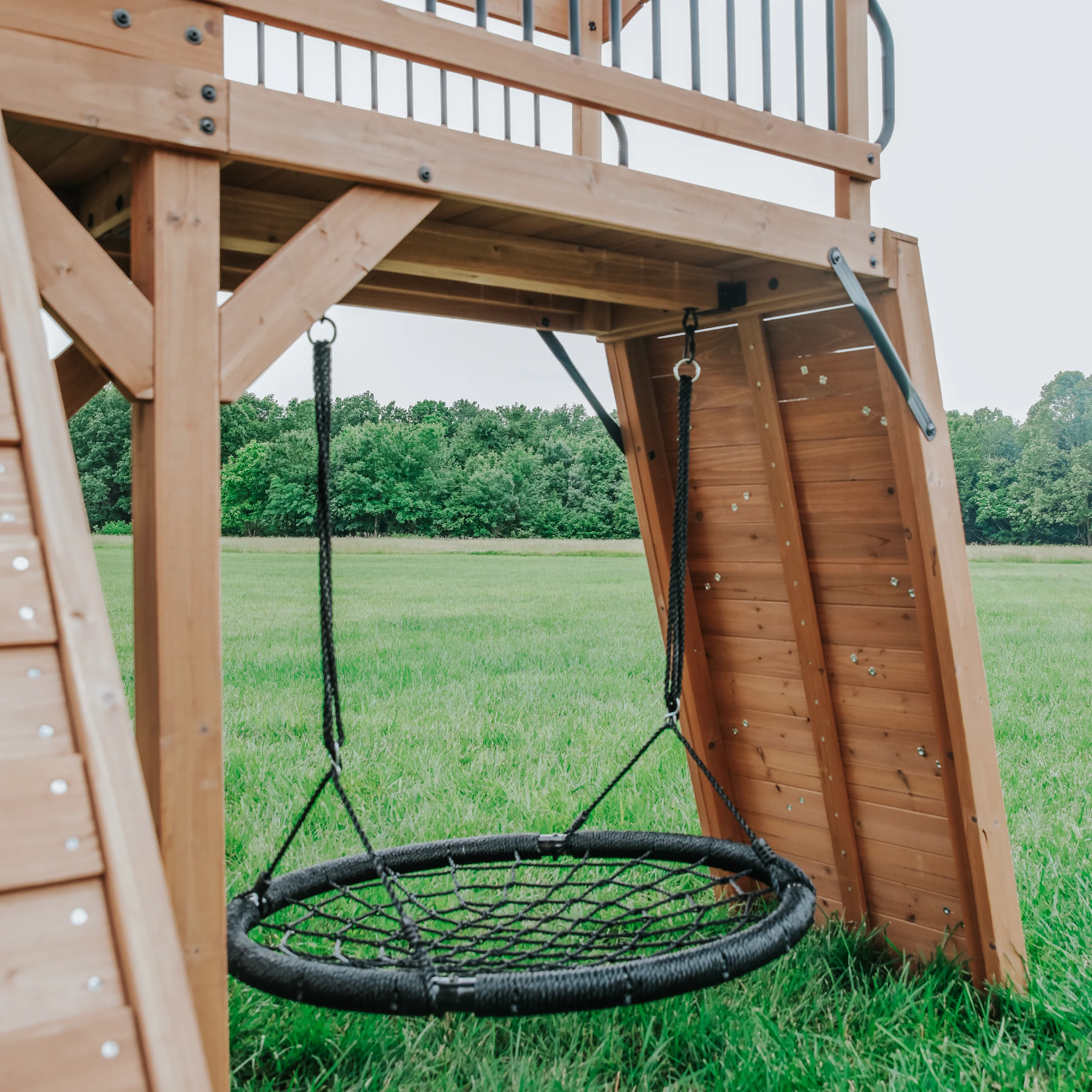 Sterling Point Swing Set with Gray Wave Slide - Image 4