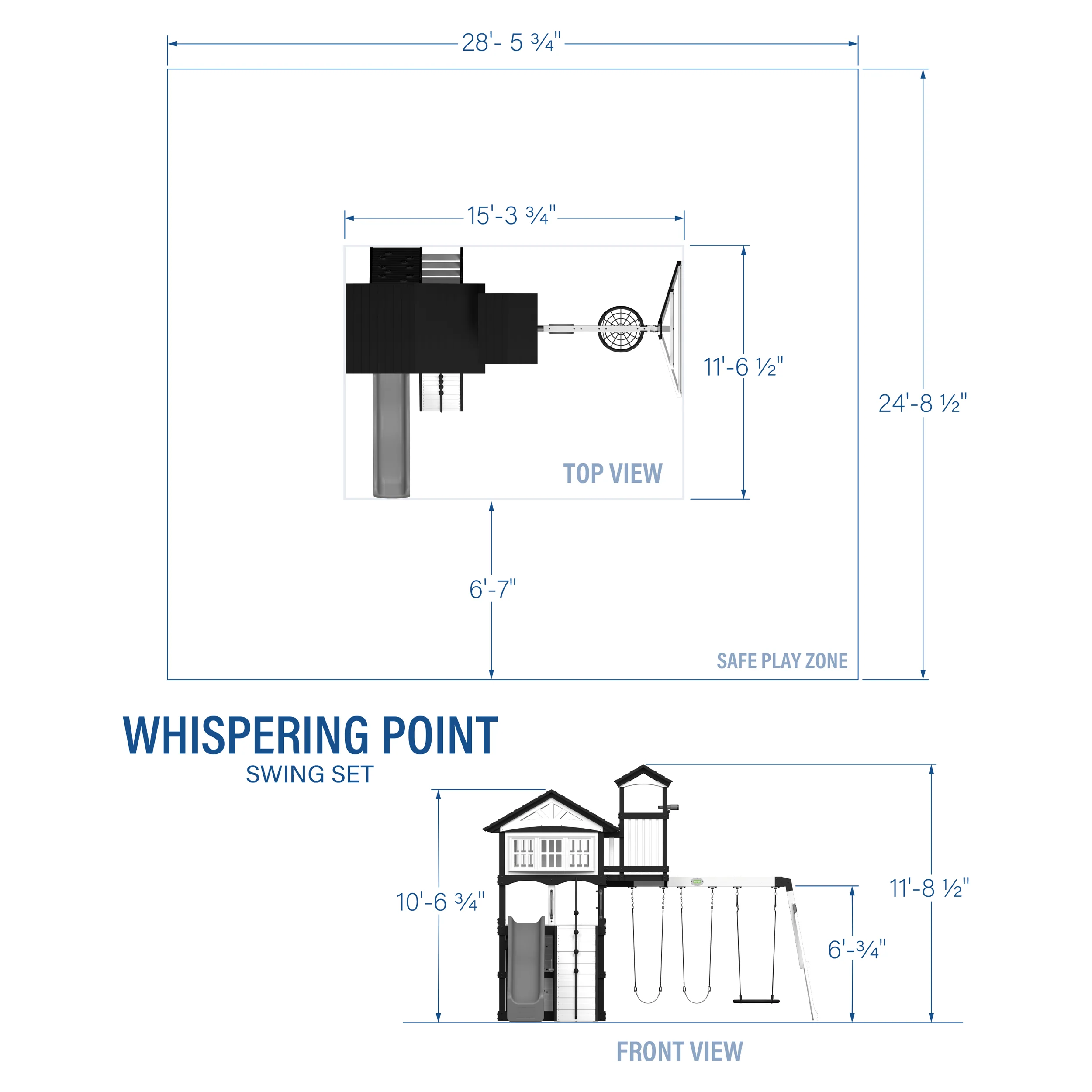 Whispering Point Swing Set - Image 16