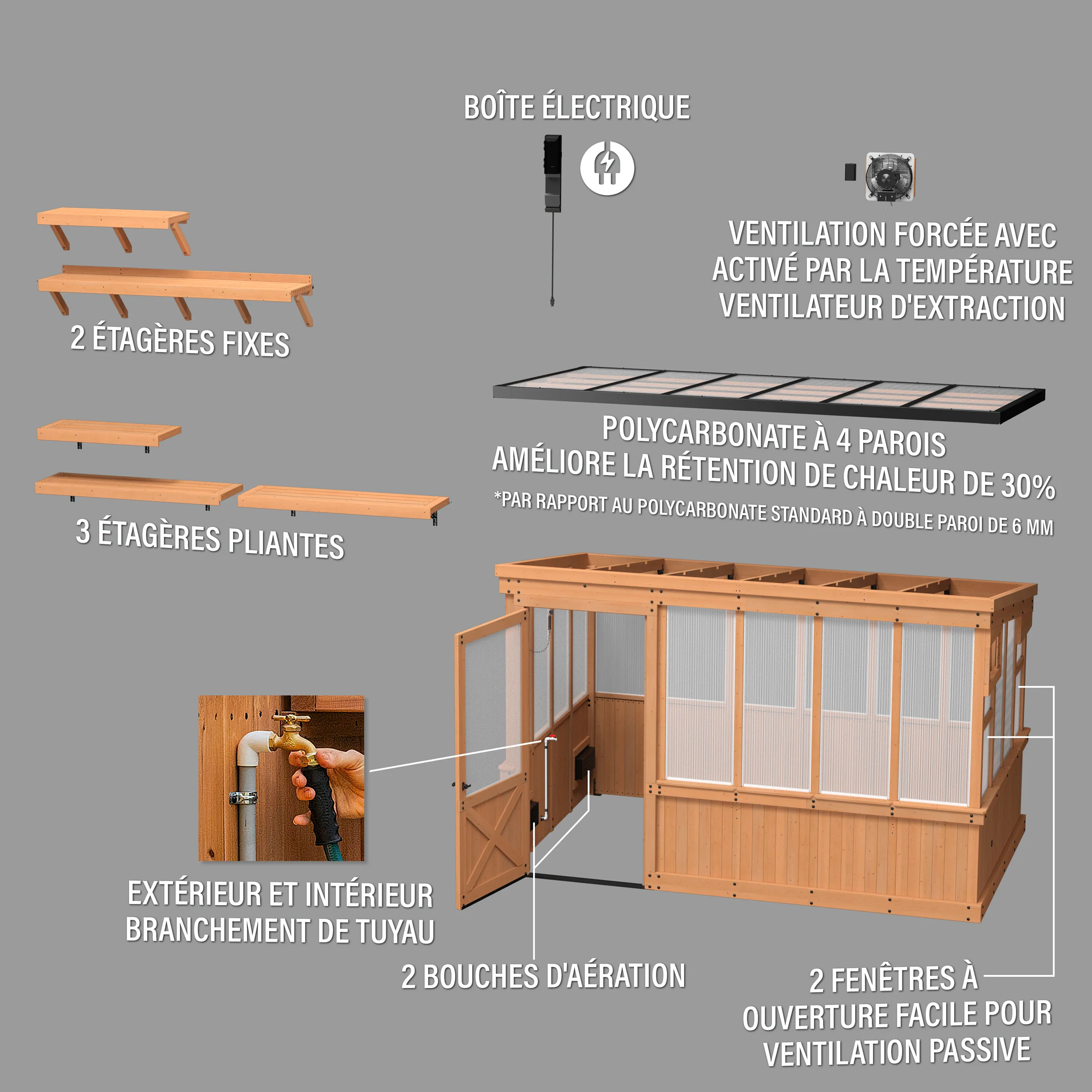 Zalie Greenhouse (12ft x 7ft) - Image 16